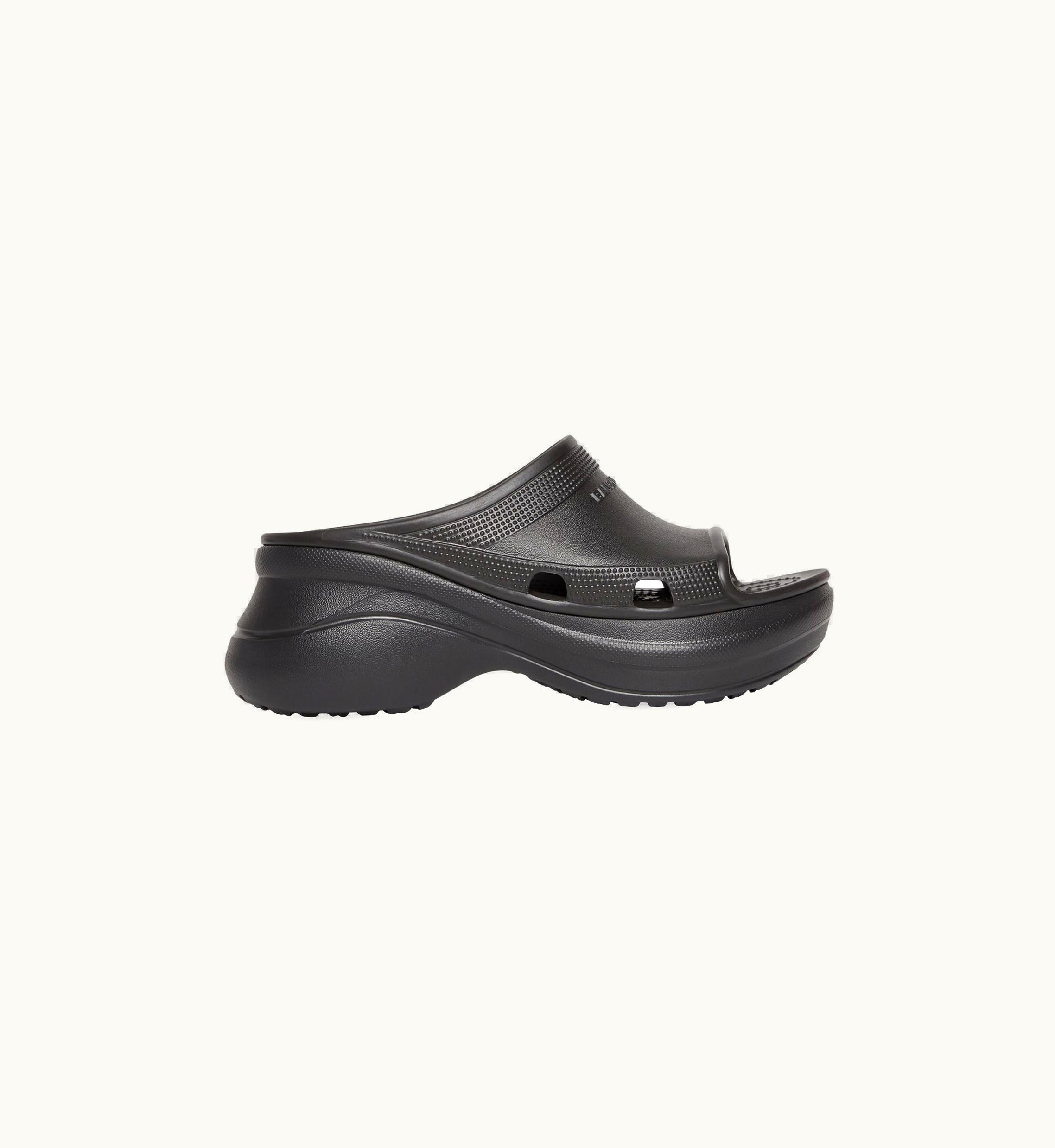 Balenciaga Balenciaga Men's Pool Crocs™ Slide Sandal In Black
