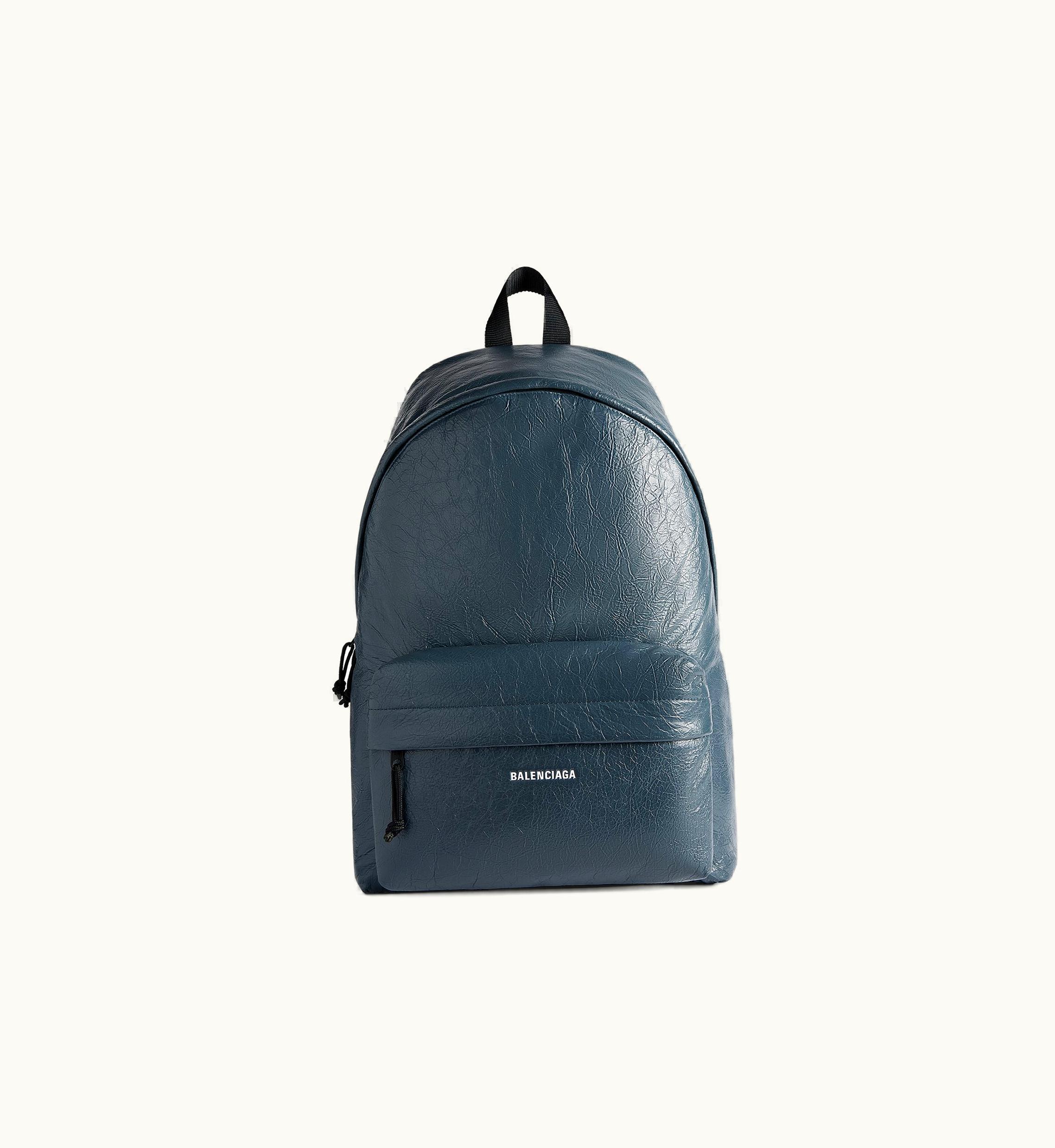 Balenciaga Balenciaga Men's Explorer Backpack In Dark Blue