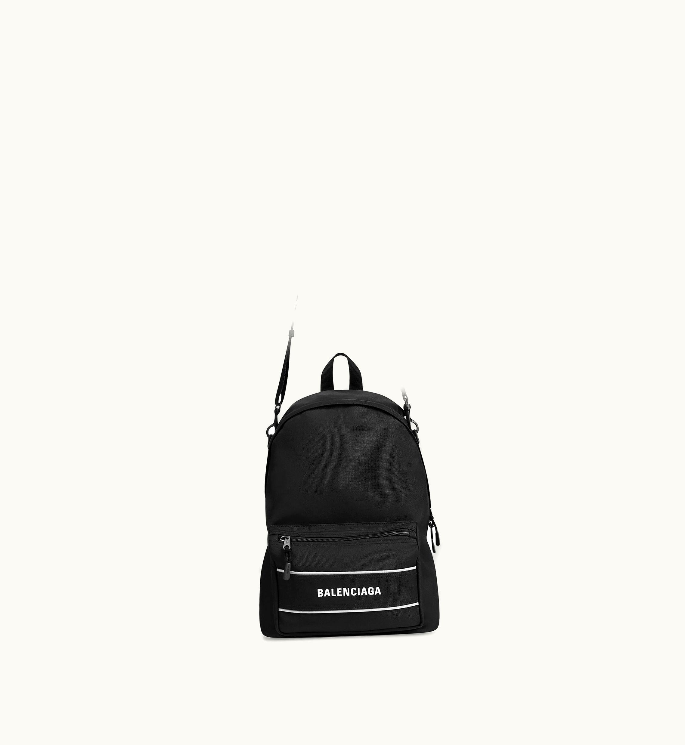 Balenciaga Balenciaga Men's Sport Crossbody Backpack In Black / White