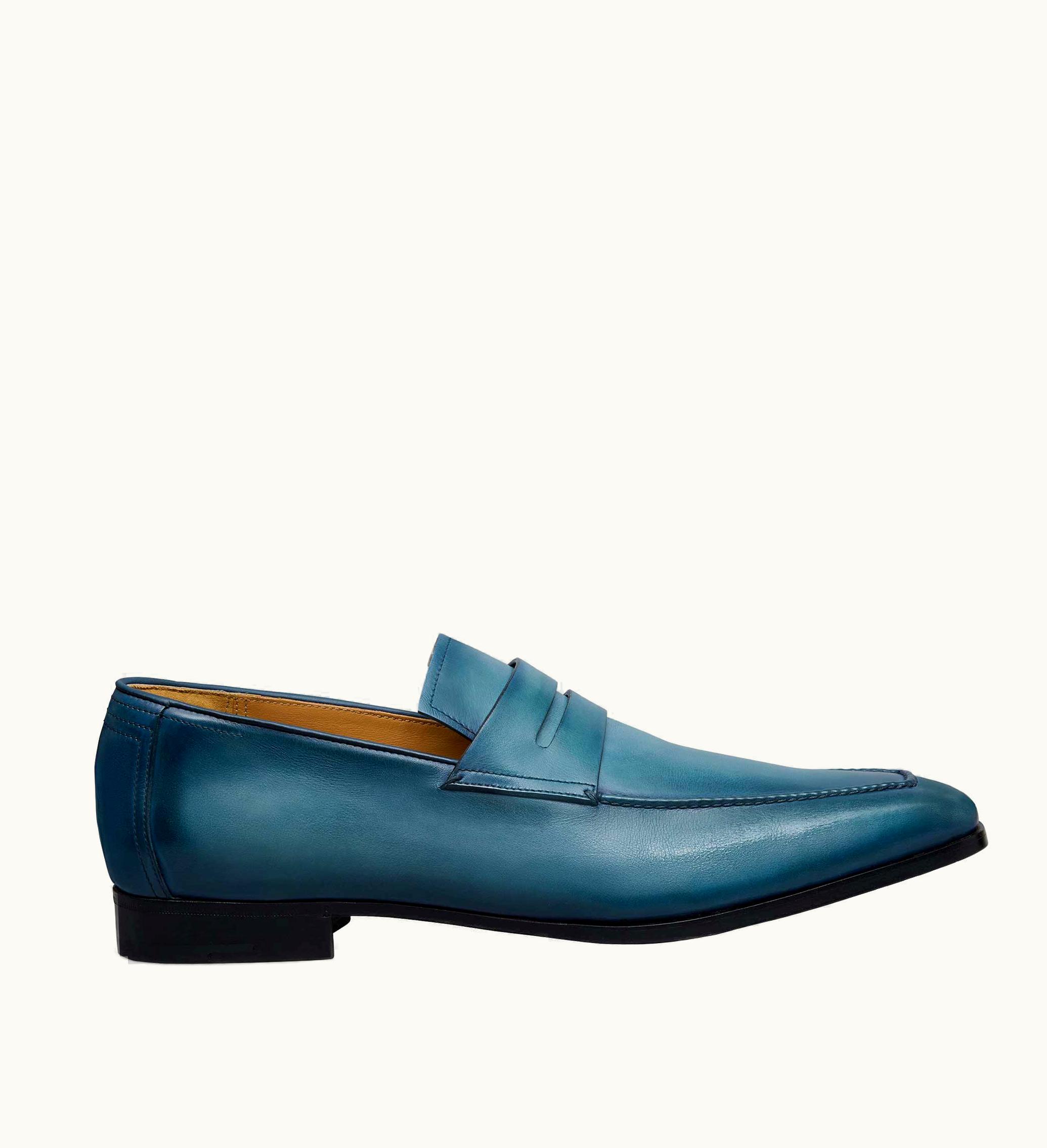 Berluti Berluti Andy Démesure Flex Leather Loafer Dark Stone Denim