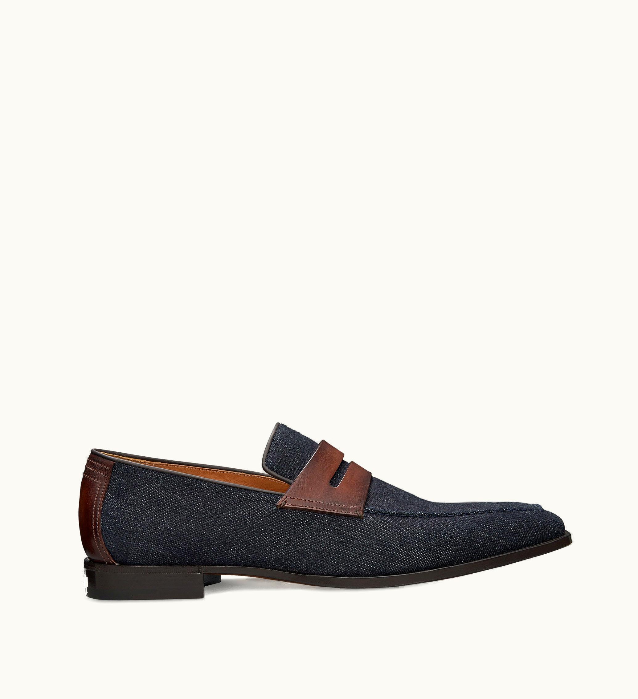 Berluti Berluti Andy Démesure Denim Loafer Navy Blue