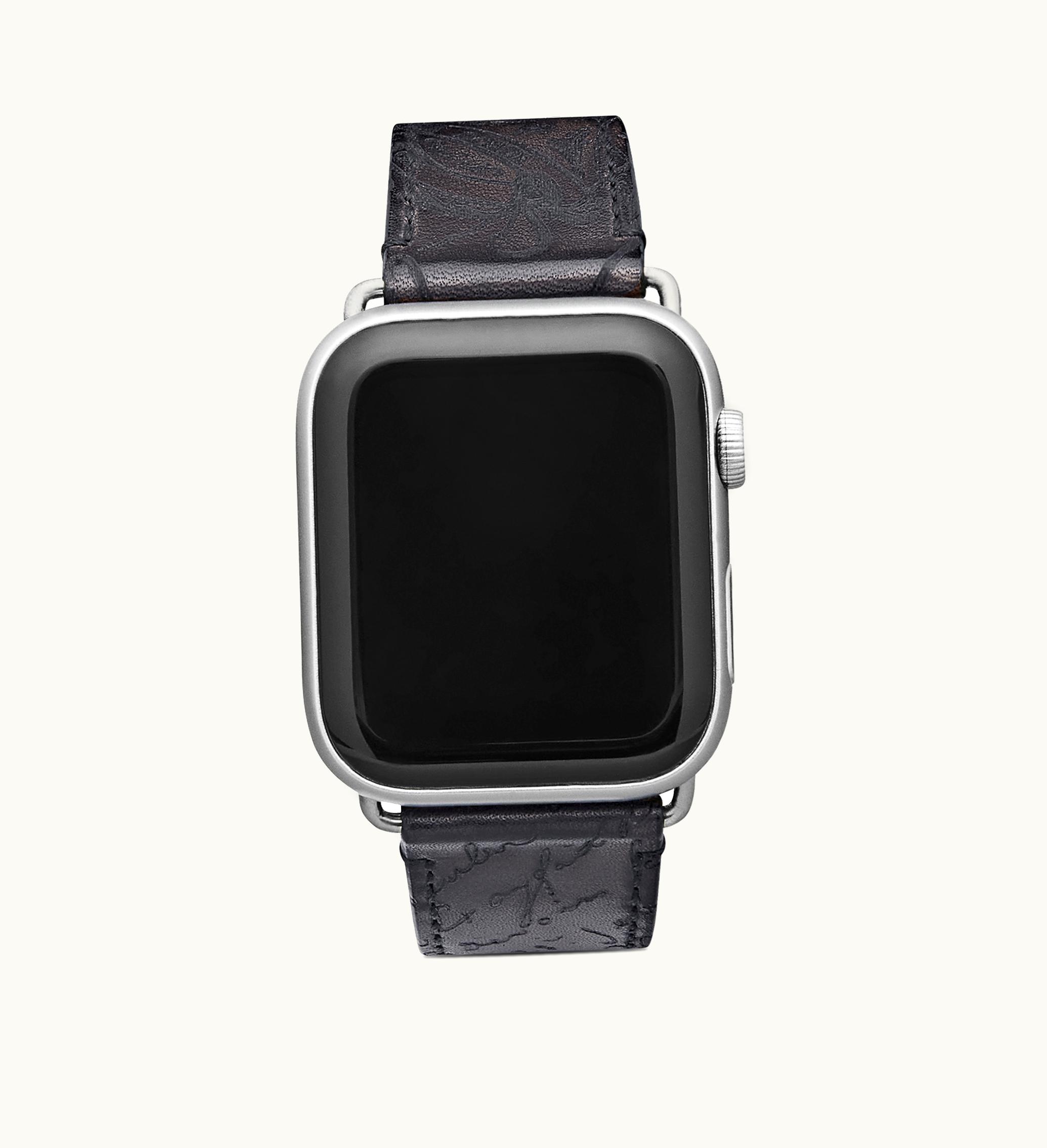 Berluti Berluti Apple Watch Bracelet Scritto Leather Light Aluminio