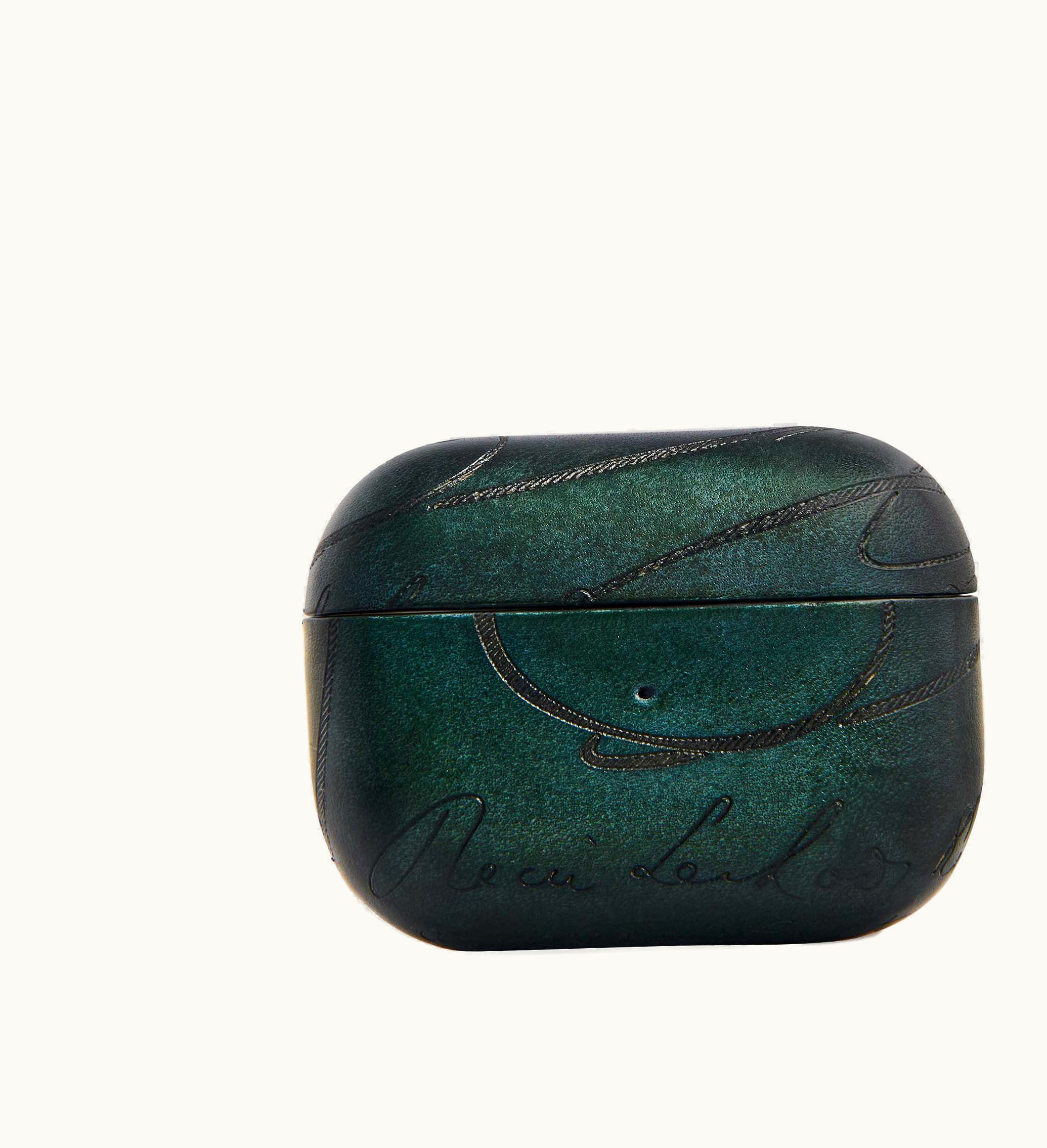 Berluti Berluti Airpods Pro Case Scritto Leather Opuntia
