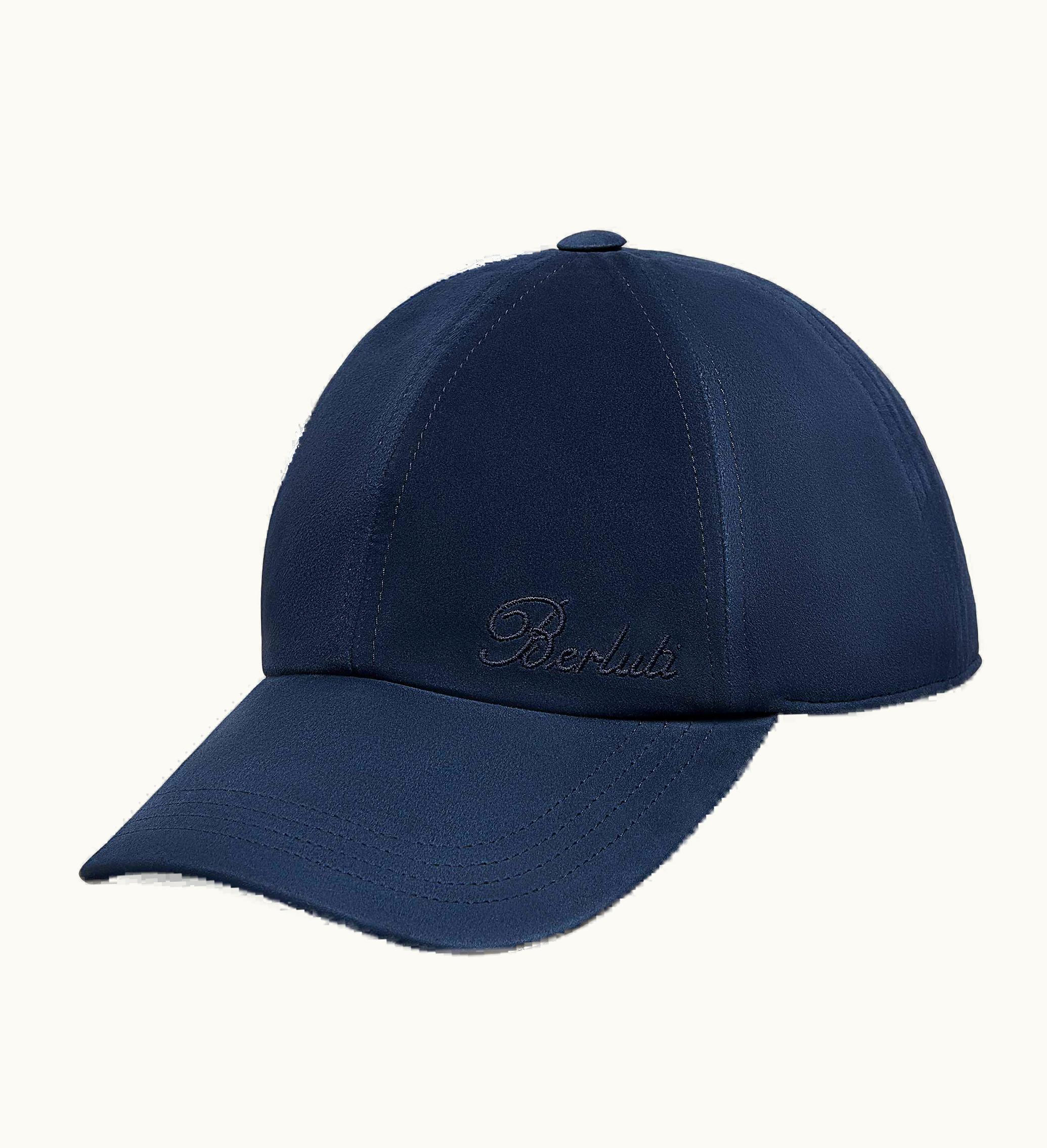 Berluti Berluti Thabor Suede Cap Blue Night Sky