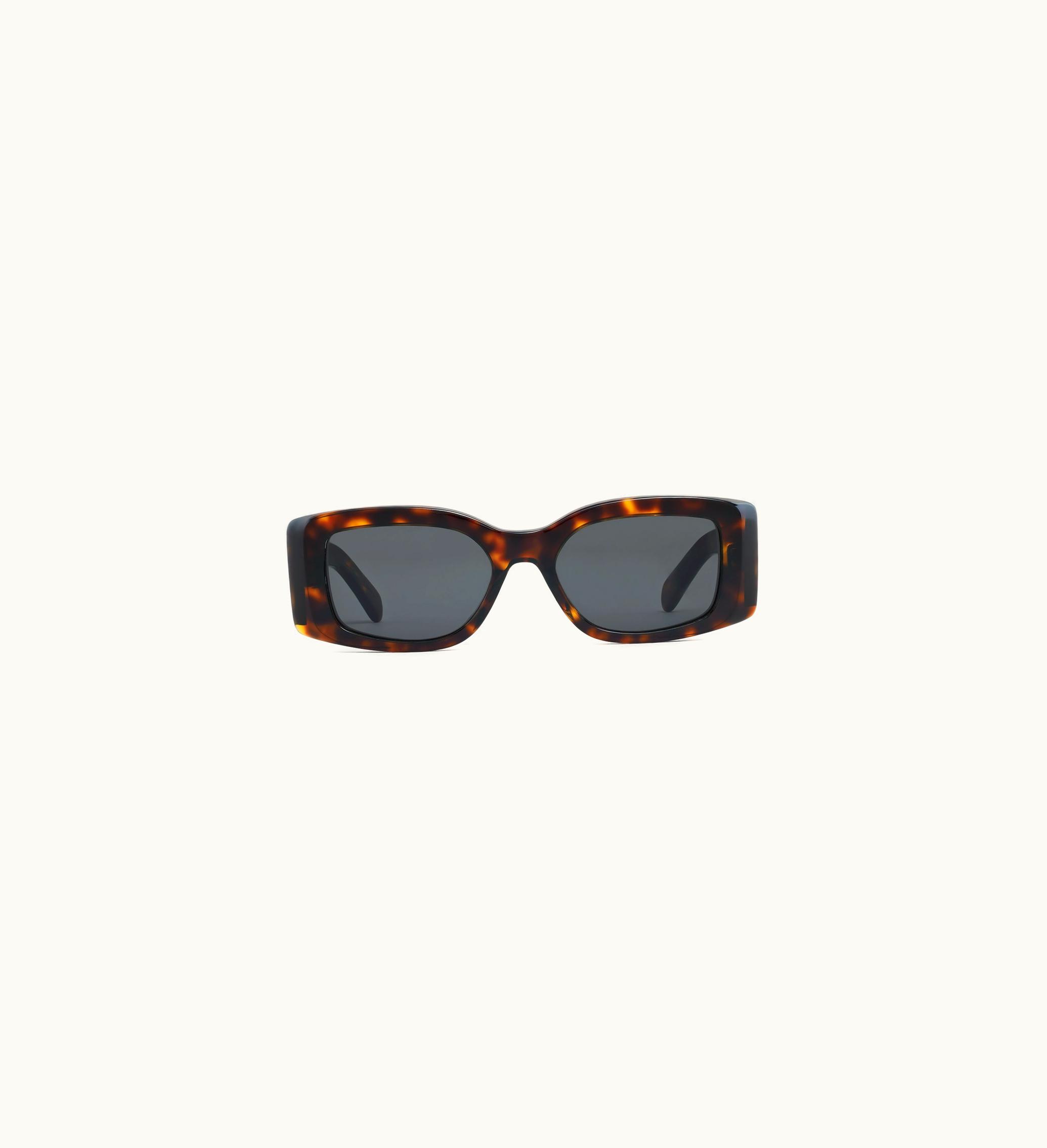 Celine Celine Triomphe XL 01 Sunglasses In Acetate - Red Havana