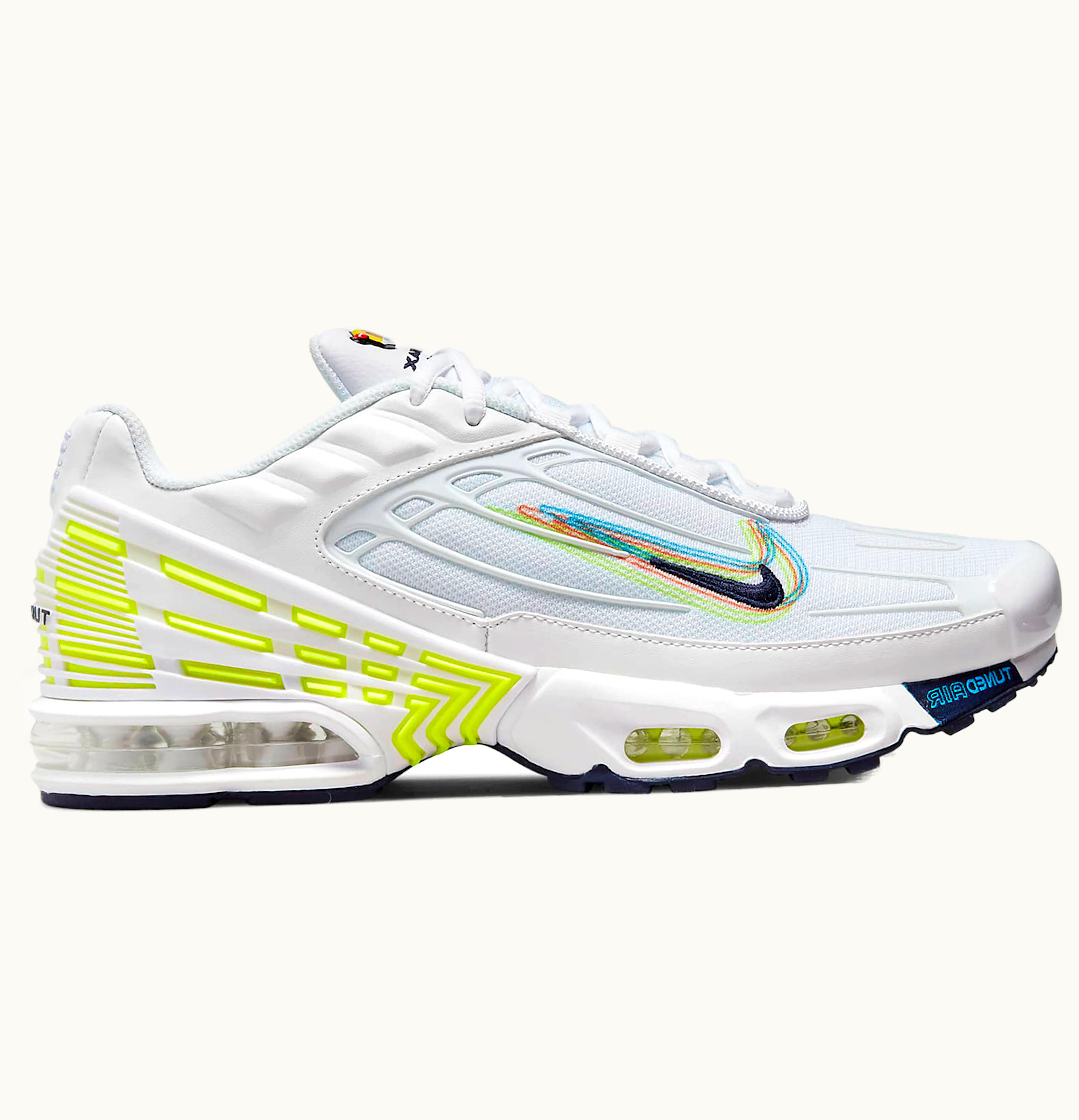 Nike Nike Air Max Plus 3 3D Swoosh White Volt