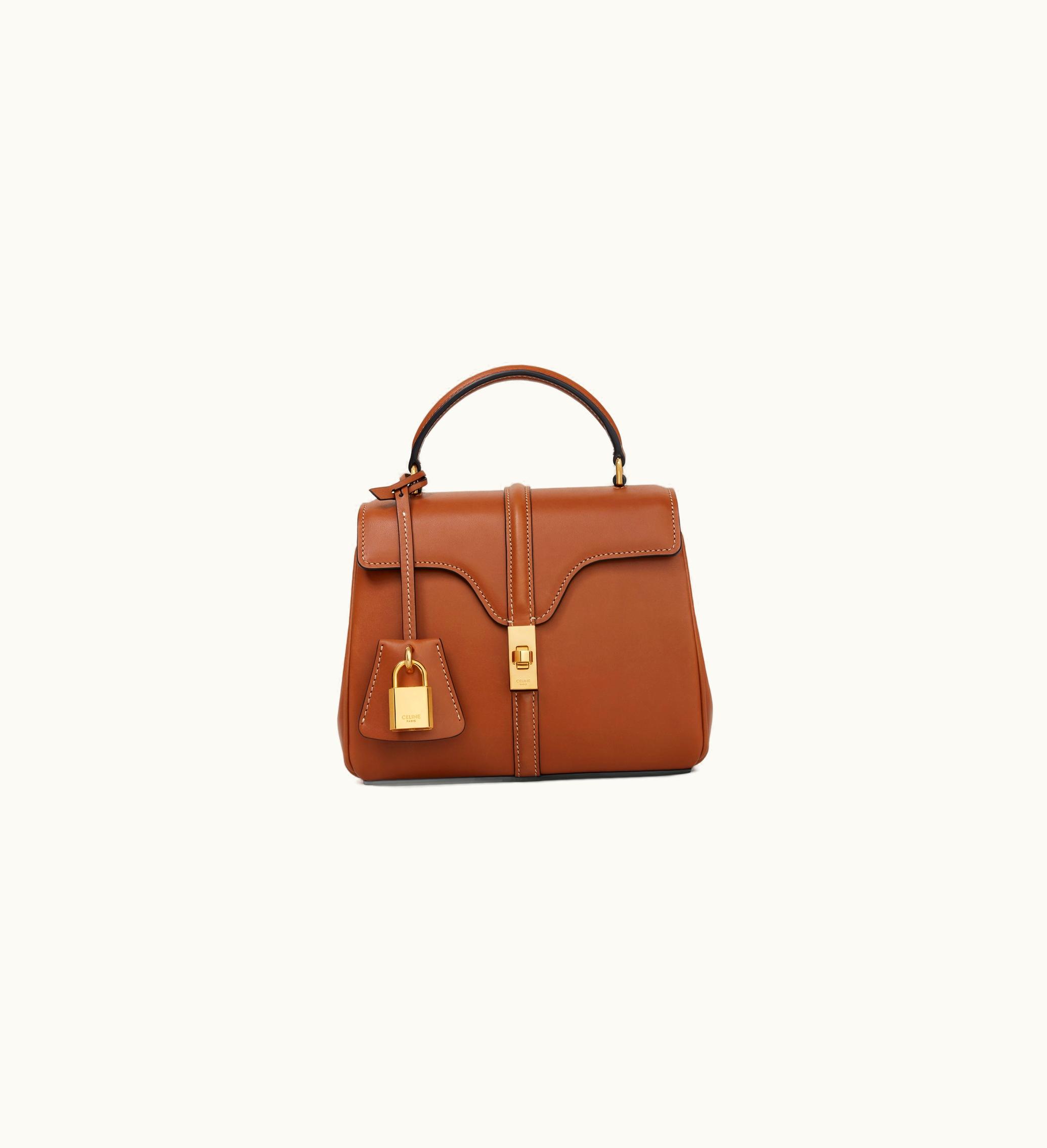 Celine Celine Mini 16 In Natural Calfskin - Tan