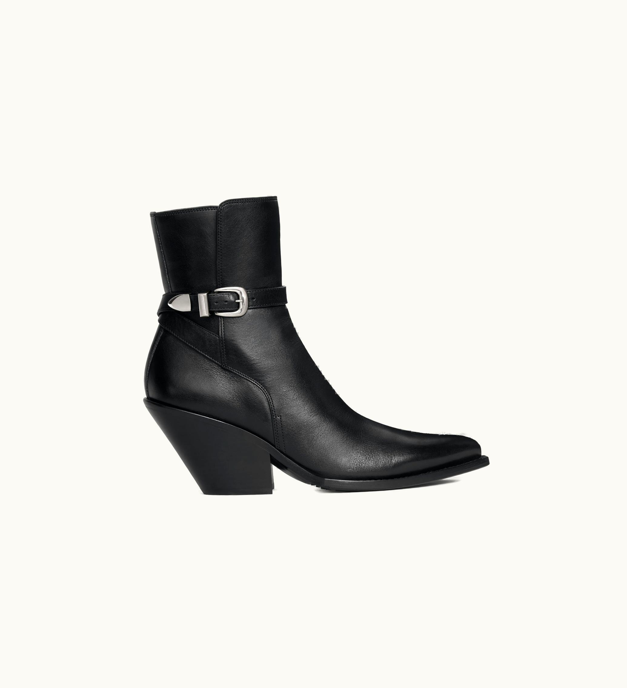 Celine Jodhpur Boot Celine Joan In Calfskin - Black