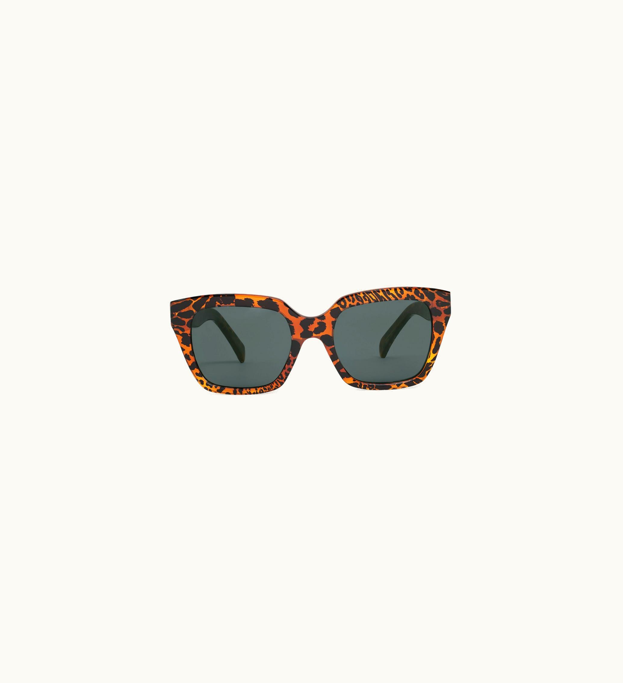 Celine Celine Monochroms 03 Sunglasses In Acetate - Leopard Havana