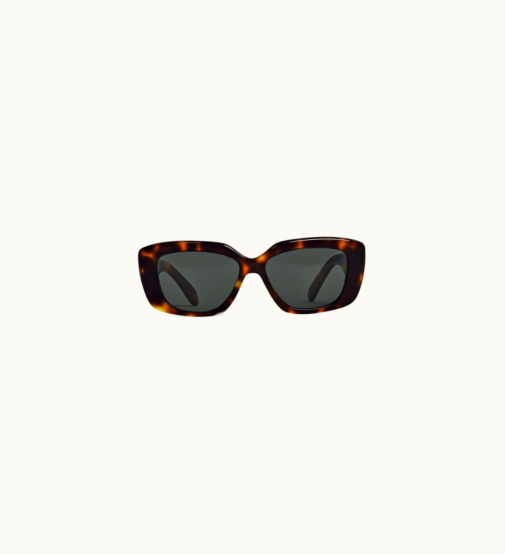 Celine Celine Triomphe 04 Sunglasses In Acetate - Dark Havana