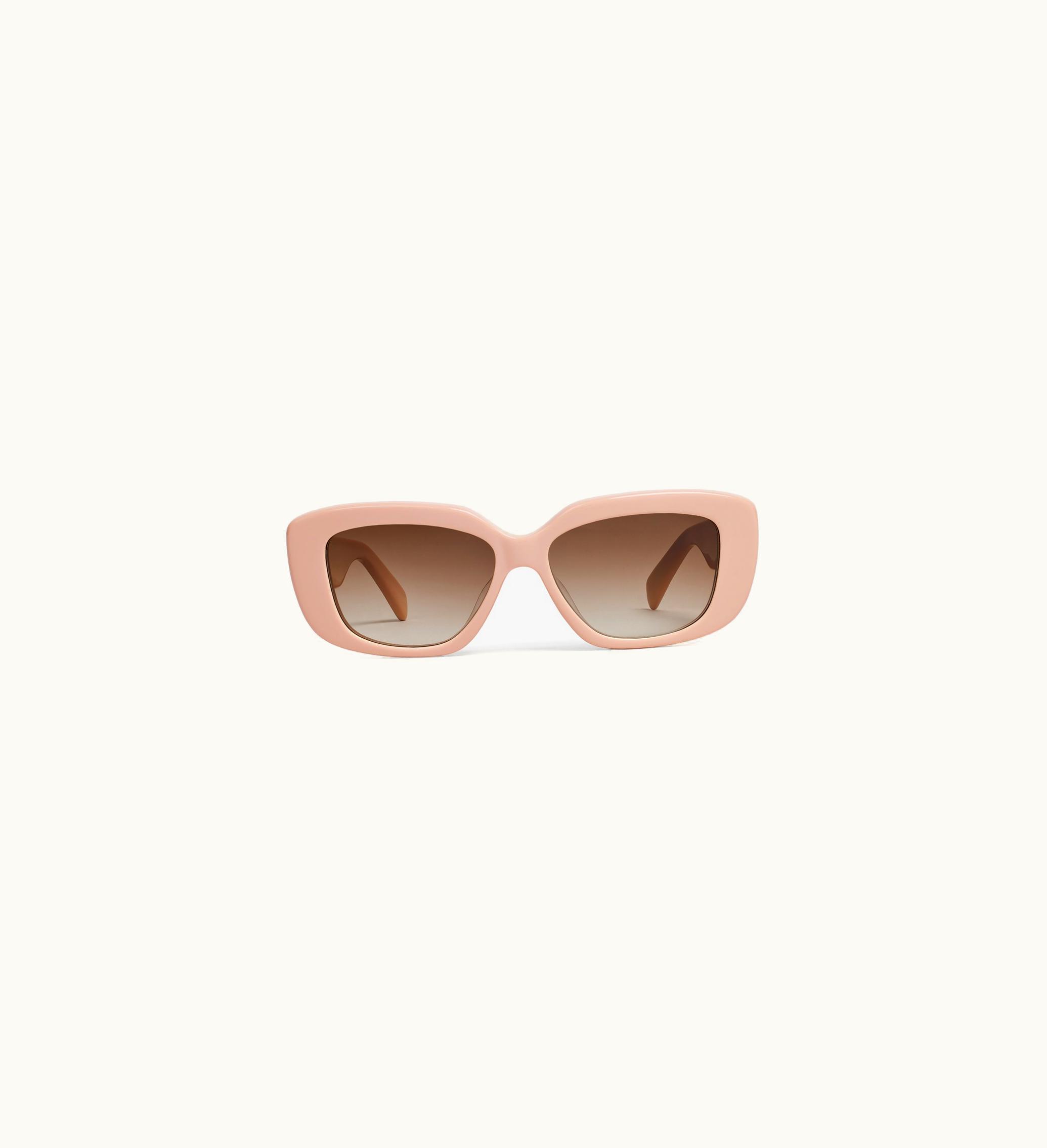 Celine Celine Triomphe 04 Sunglasses In Acetate - Nude
