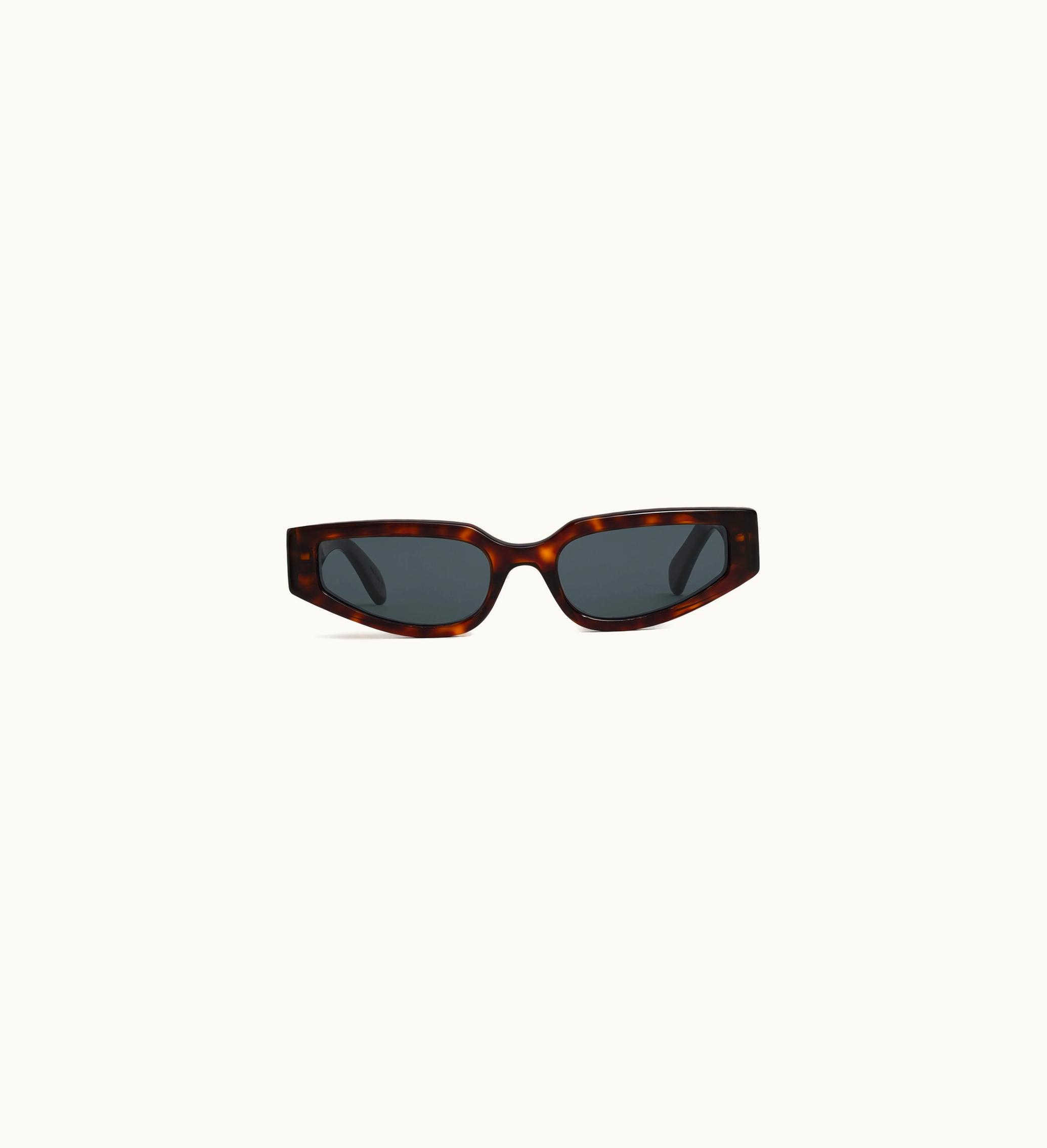Celine Celine Triomphe 12 Sunglasses In Acetate - Red Havana