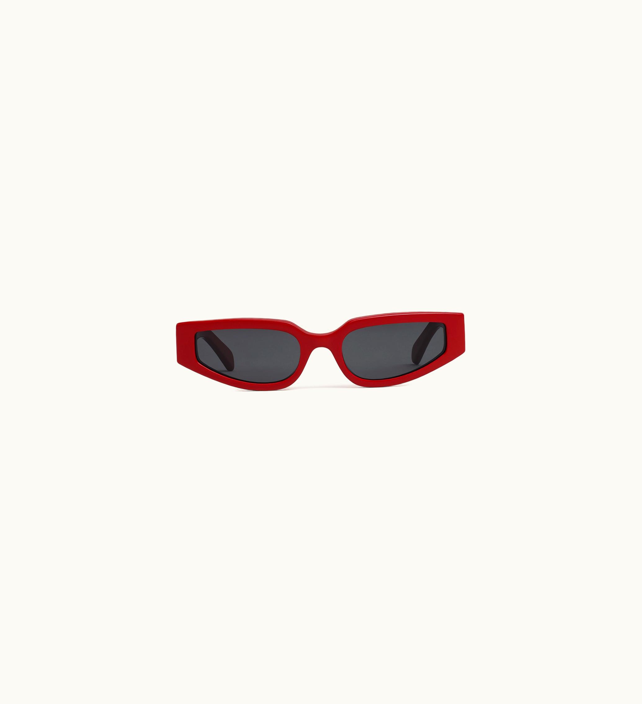 Celine Celine Triomphe 12 Sunglasses In Acetate - Red