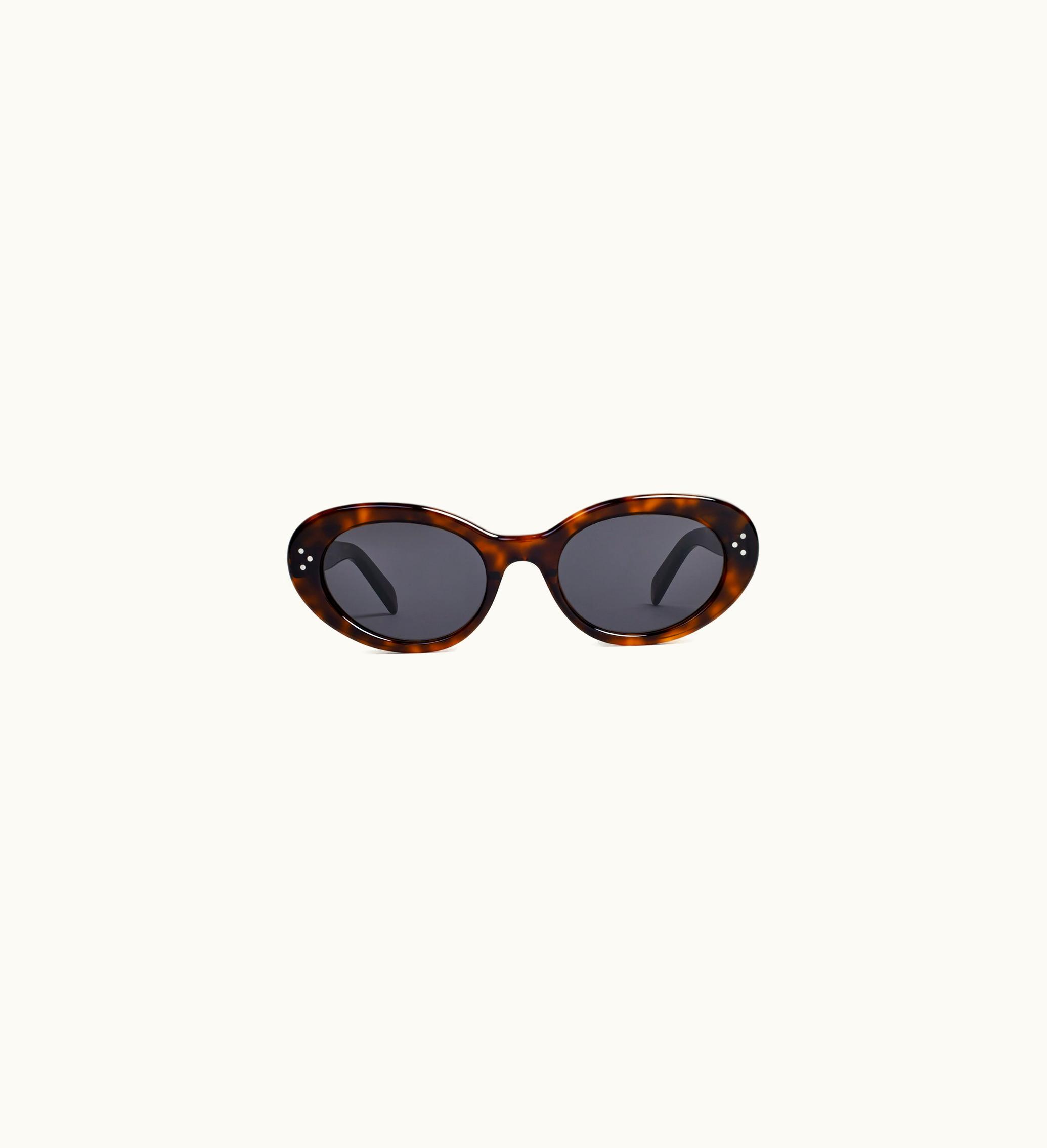 Celine Celine Cat Eye S193 Sunglasses In Acetate - Dark Havana