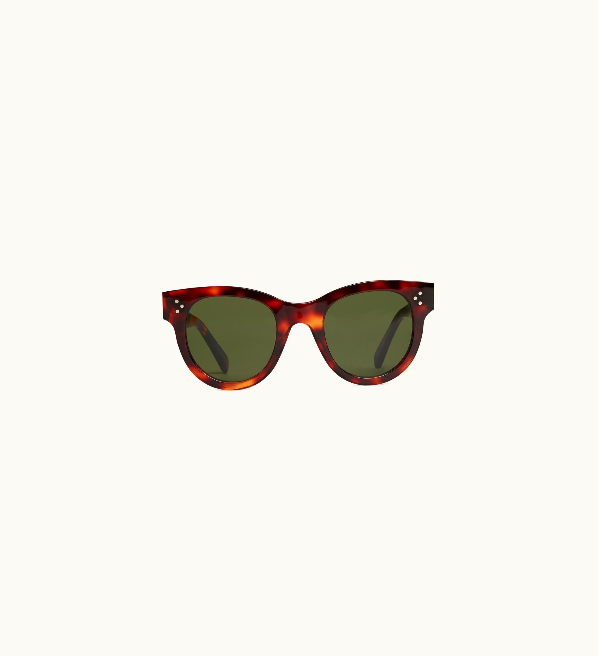 Celine Celine Cat Eye S003 Sunglasses In Acetate With Mineral Glass Lenses - Dark Havana