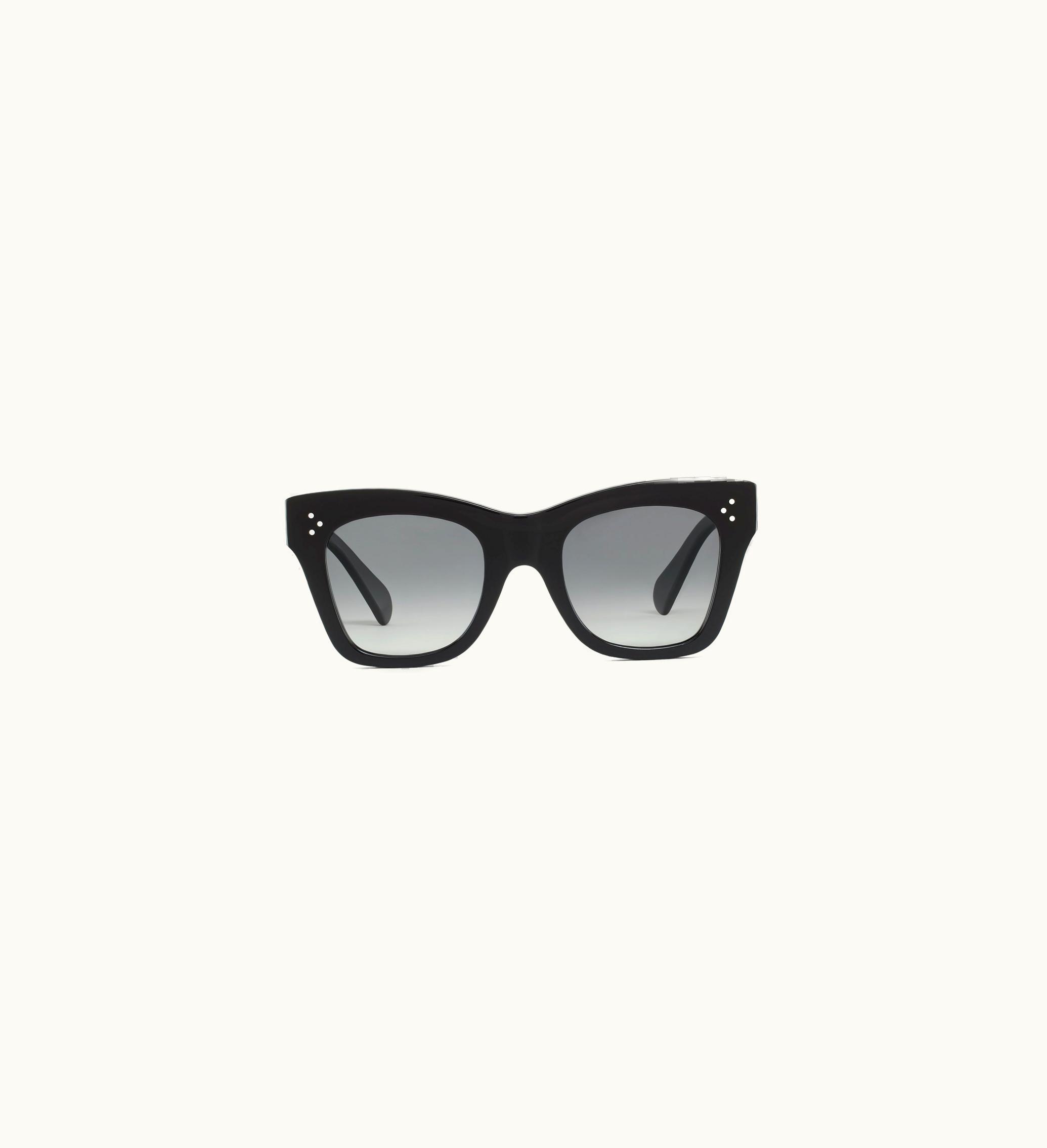 Celine Celine Cat Eye S004 Sunglasses In Acetate With Polarized Lenses - Black