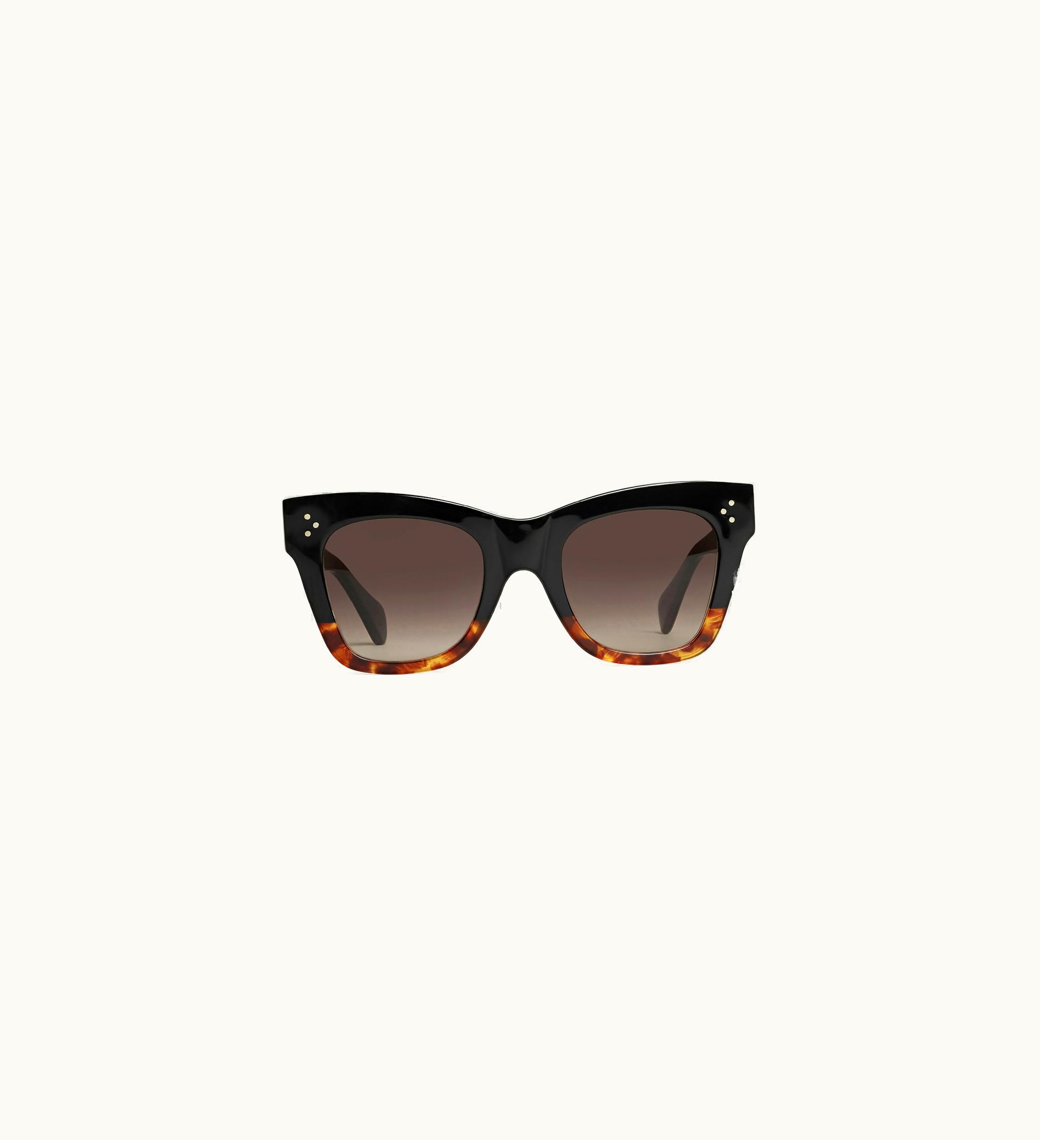 Celine Celine Cat Eye S004 Sunglasses In Acetate - Black / Havana