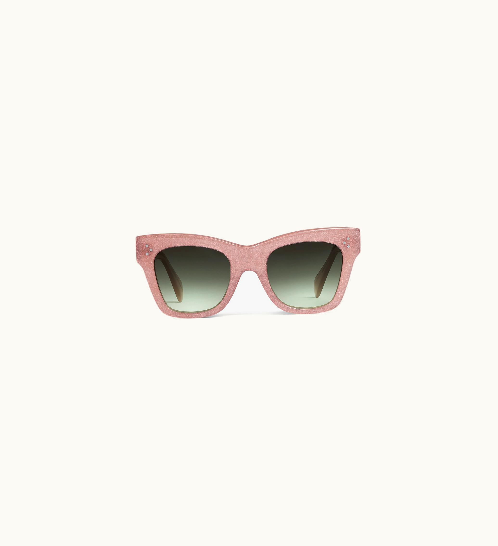Celine Celine Cat Eye S004 Sunglasses In Acetate - Pink Glitter