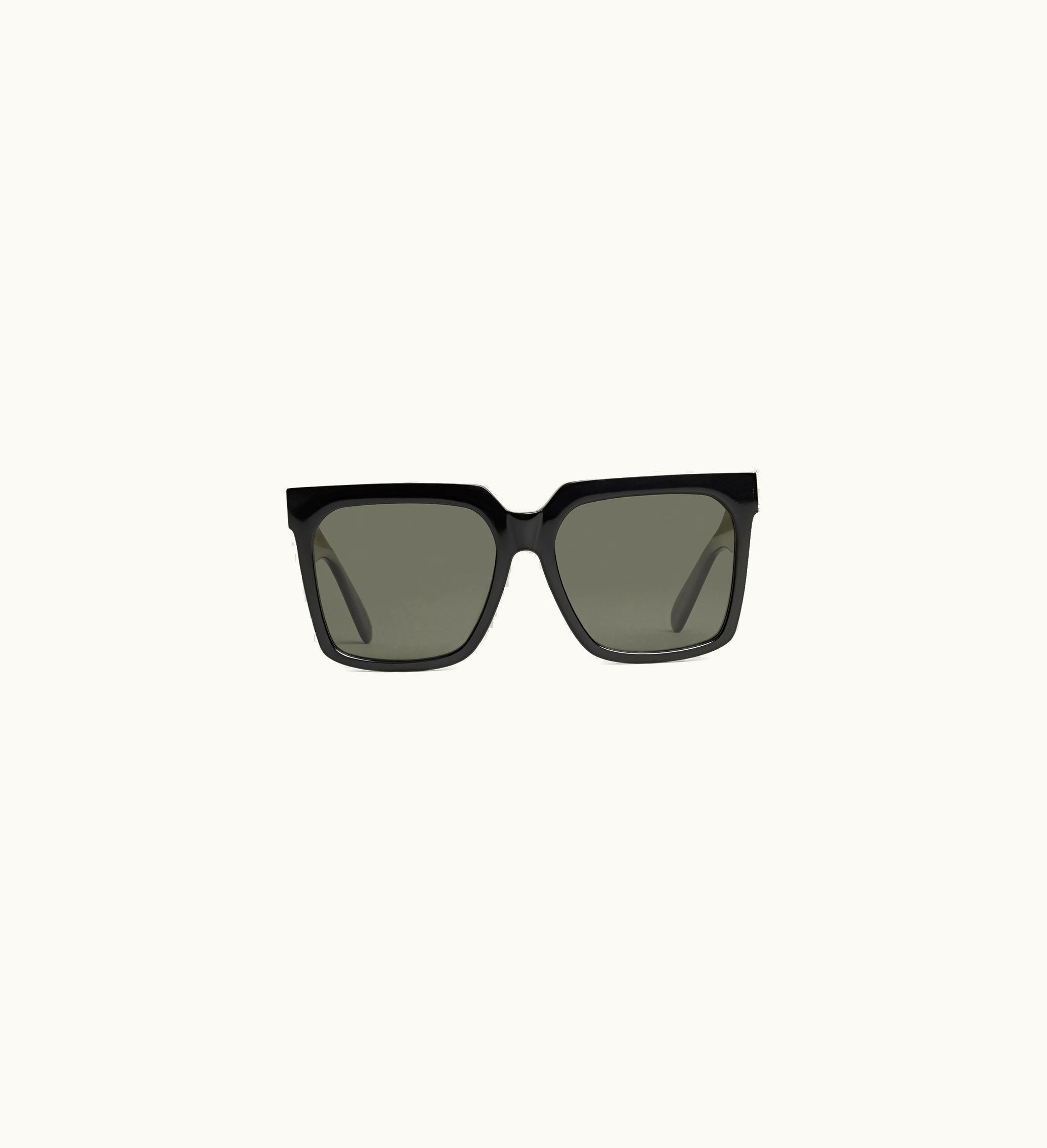 Celine Celine Oversized S055 Sunglasses In Acetate With Polarized Lenses - Black