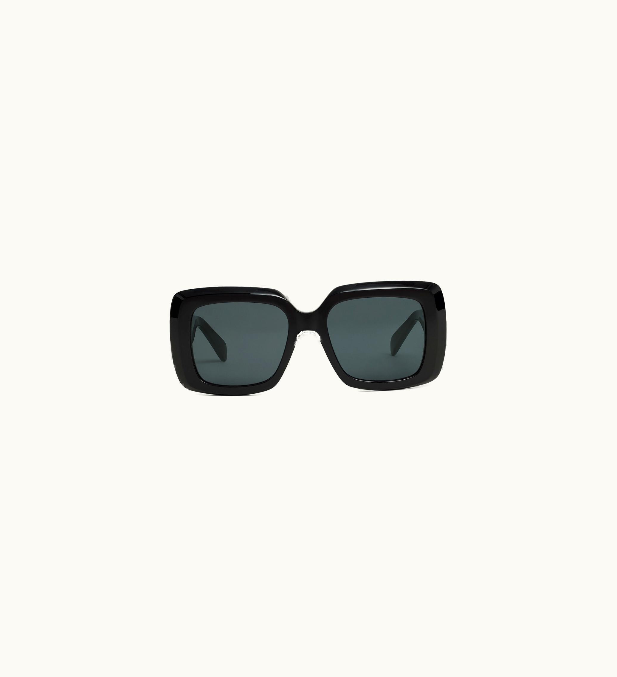 Celine Celine Square S263 Sunglasses In Acetate - Black