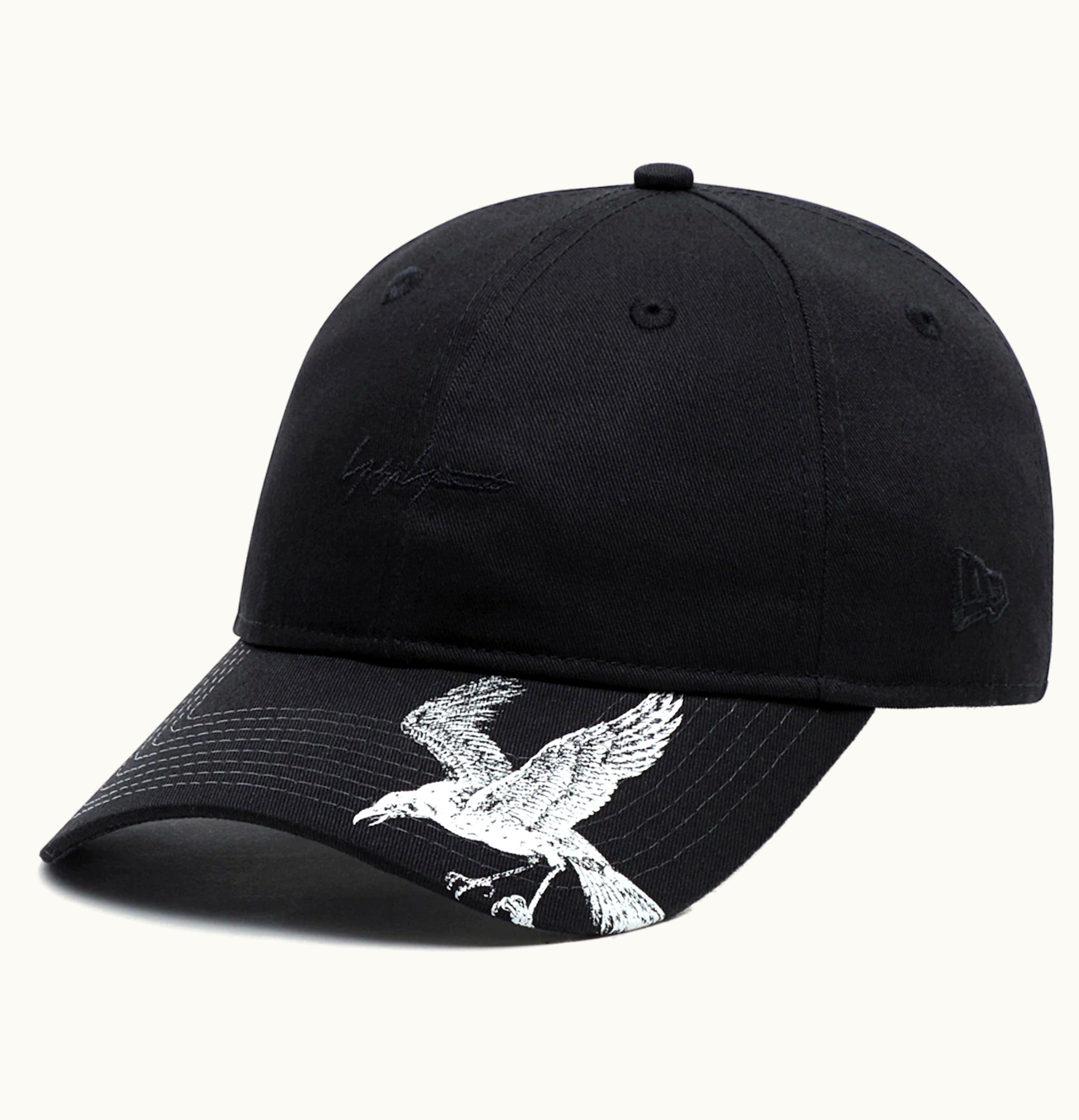 New Era New Era x Yohji Yamamoto Crow Print 9Thirty Hat Black