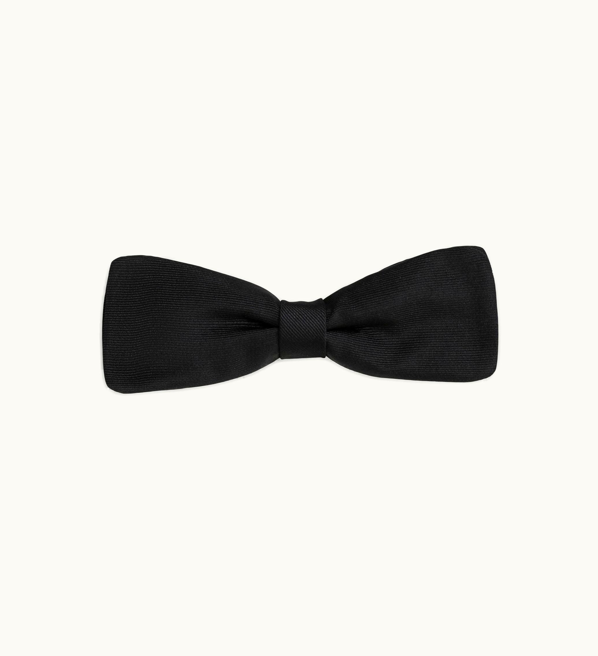 Celine Celine Bow Tie In Silk Rep - Black