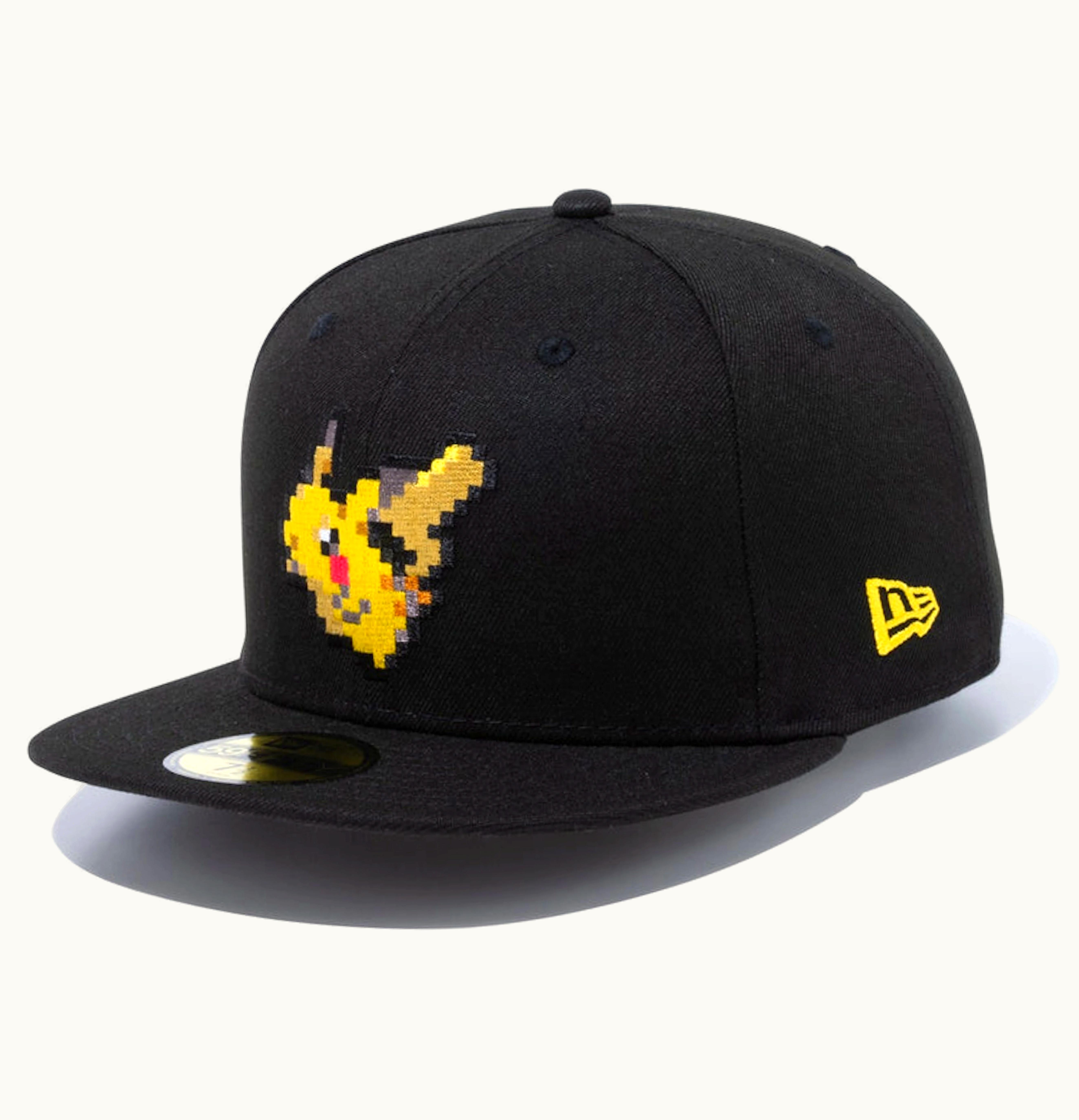 New Era New Era x Pokemon 8Bit Pikachu 59Fifty Fitted Hat Black