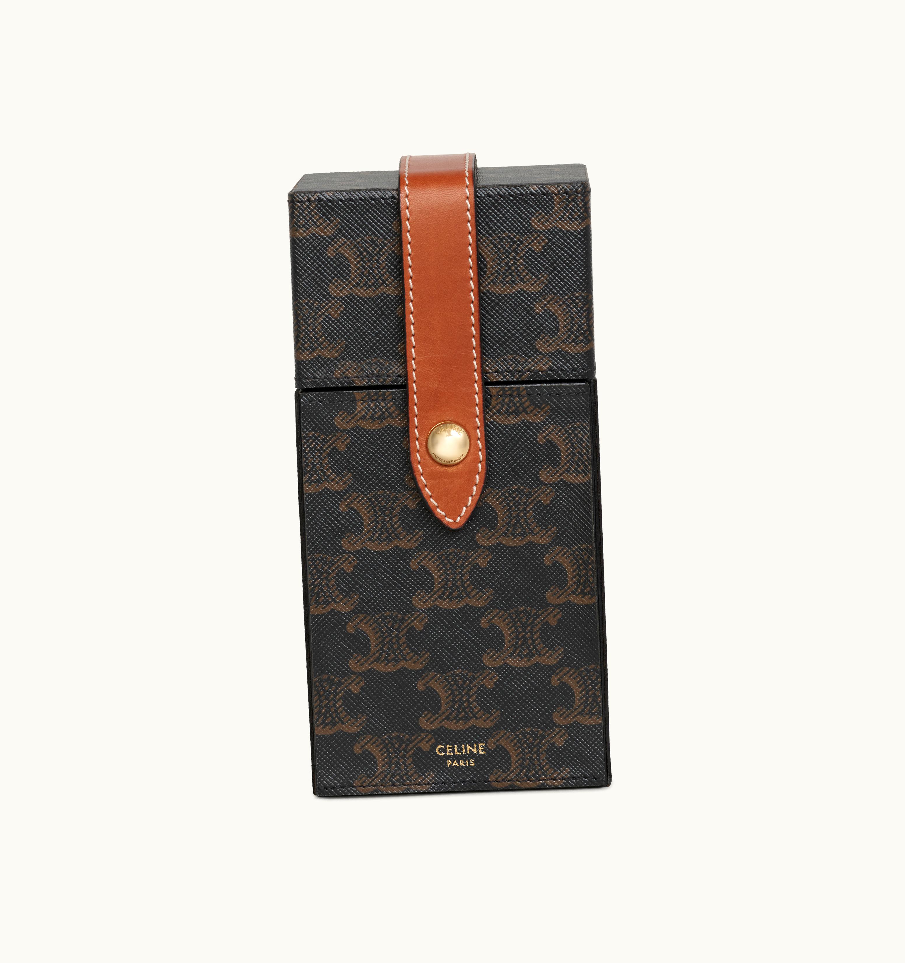 Celine Celine Case 1 Perfume 6.8 Fl.oz In Triomphe Canvas And Natural Calfskin - Tan