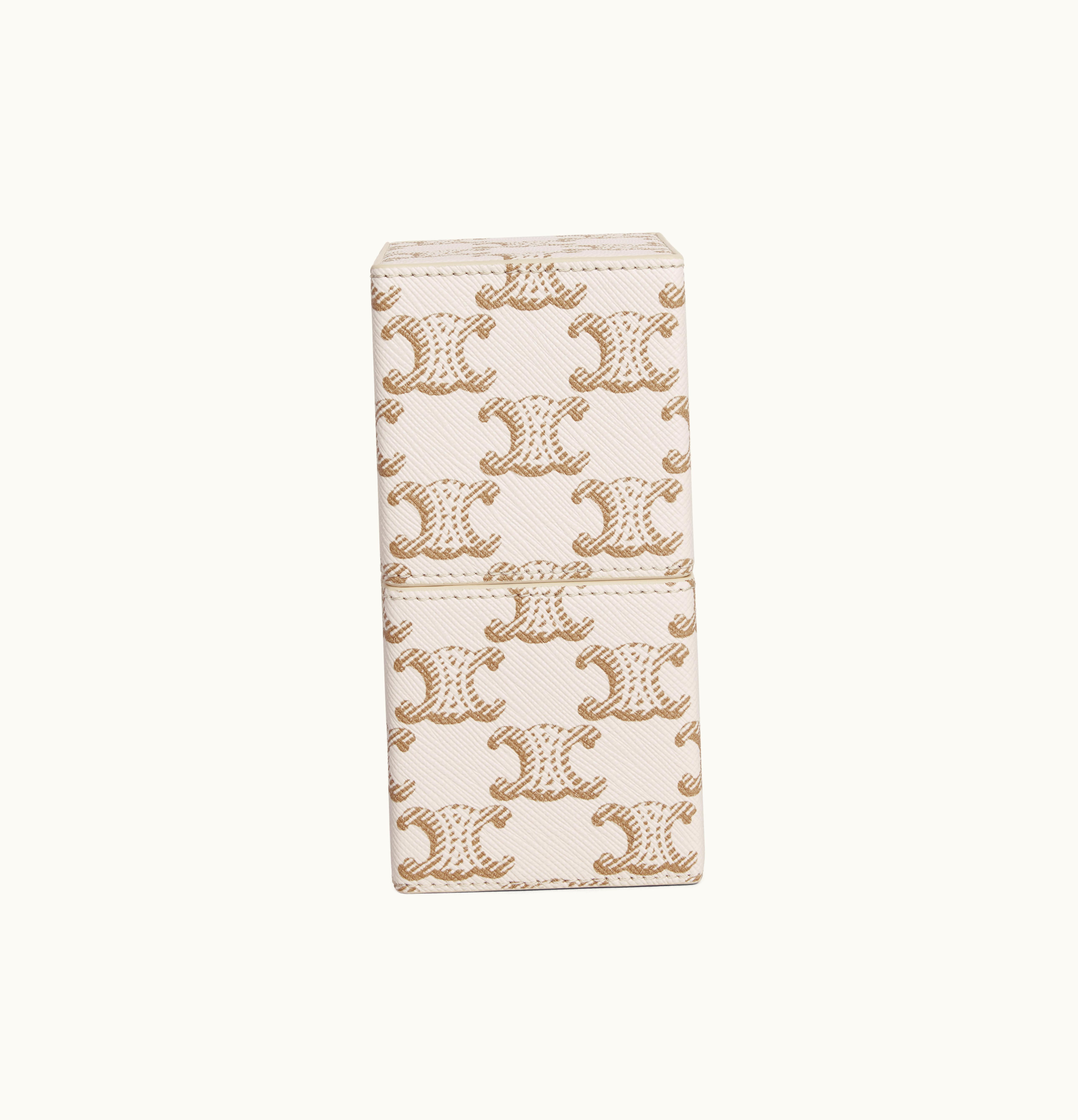 Celine Celine Case 1 Perfume 100ml In Triomphe Canvas And Calfskin - White