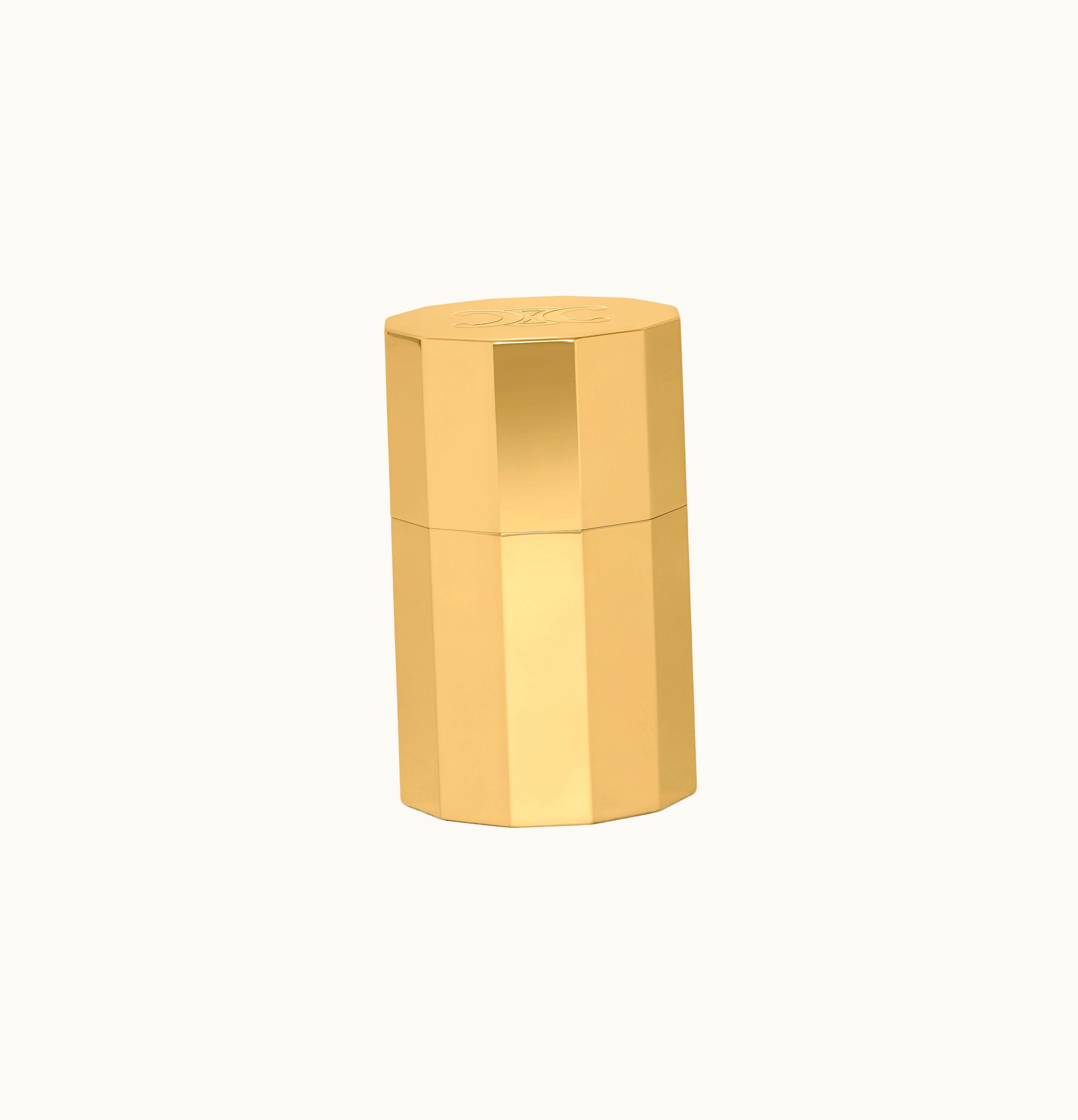 Celine Celine Cotton Swab Pot In Aluminium - Gold