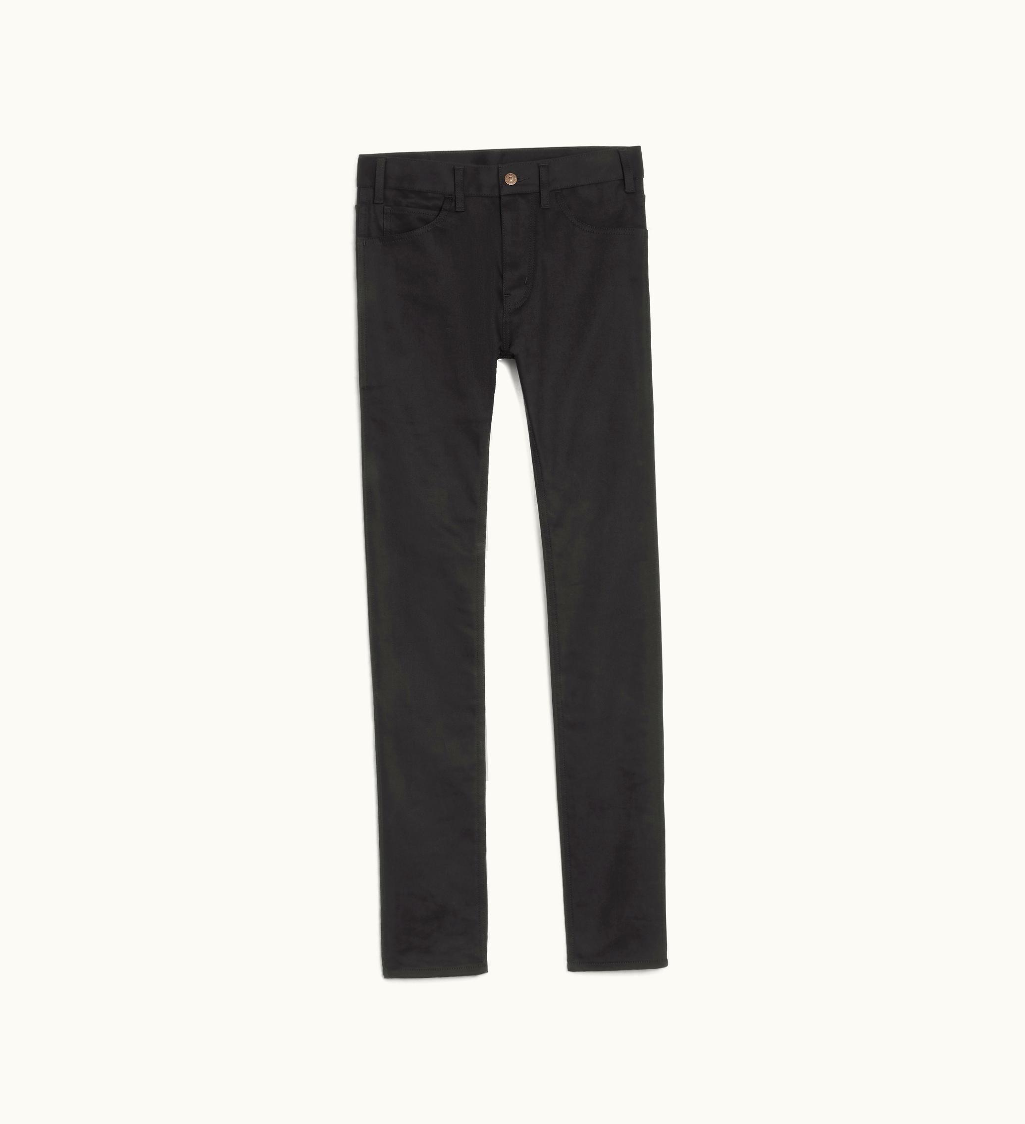 Celine Celine Skinny Jeans In Vintage Pure Black Denim - Vintage Pure Black