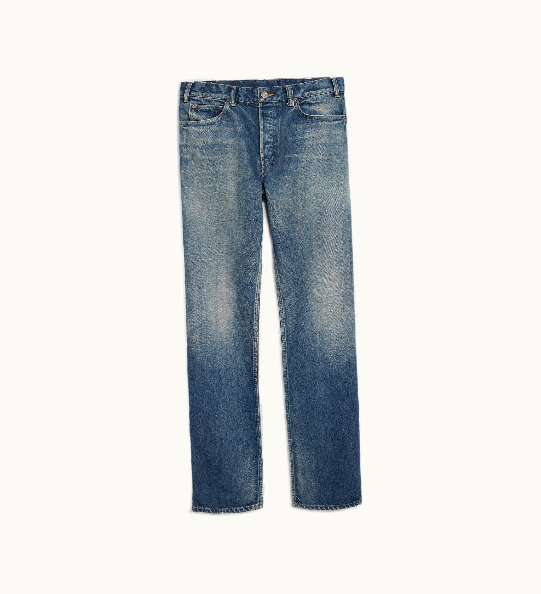Celine Celine Kurt Jeans In Trail Wash Denim - Trail Wash