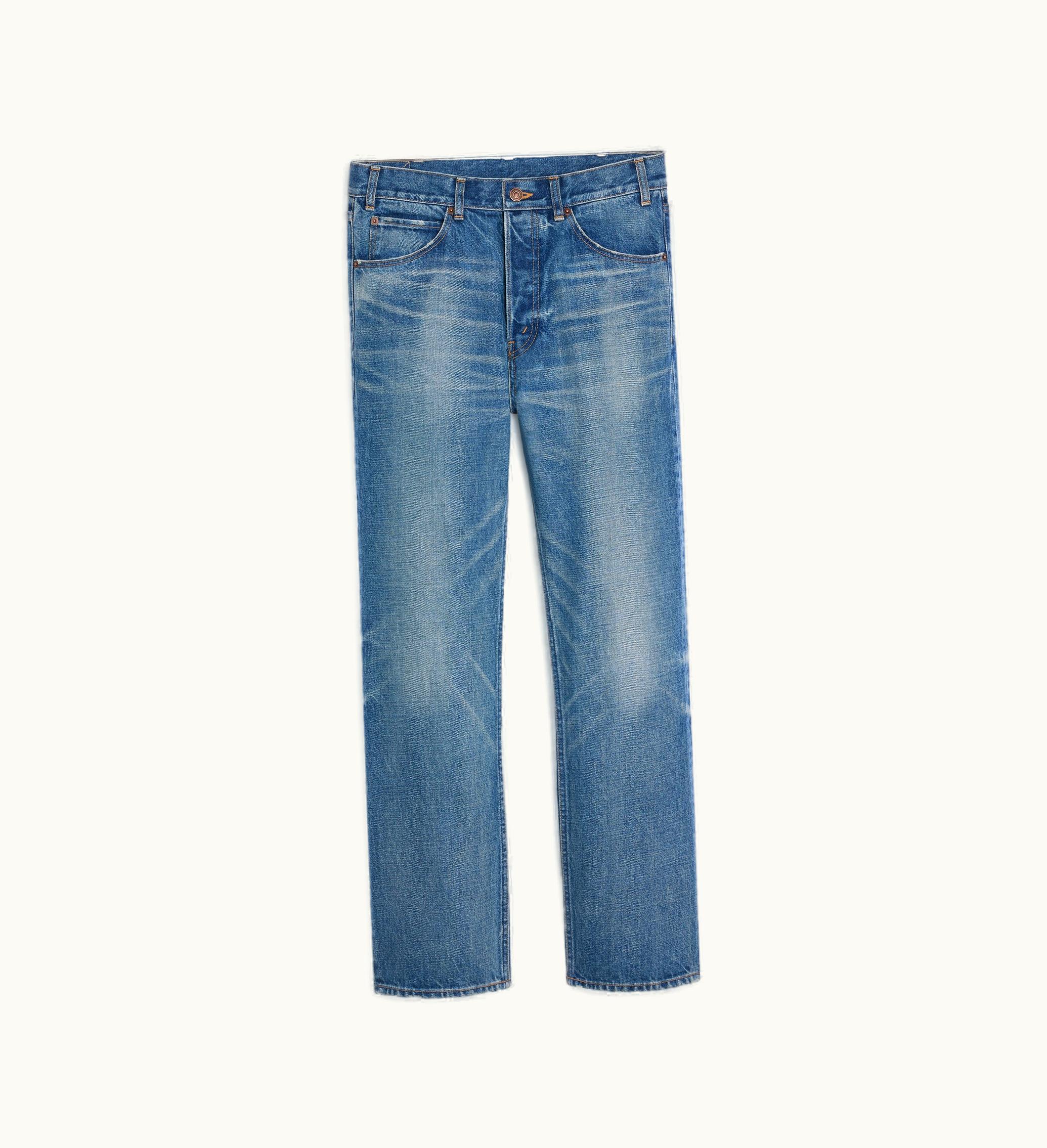 Celine Celine Kurt Jeans In Union Wash Denim - Union Wash