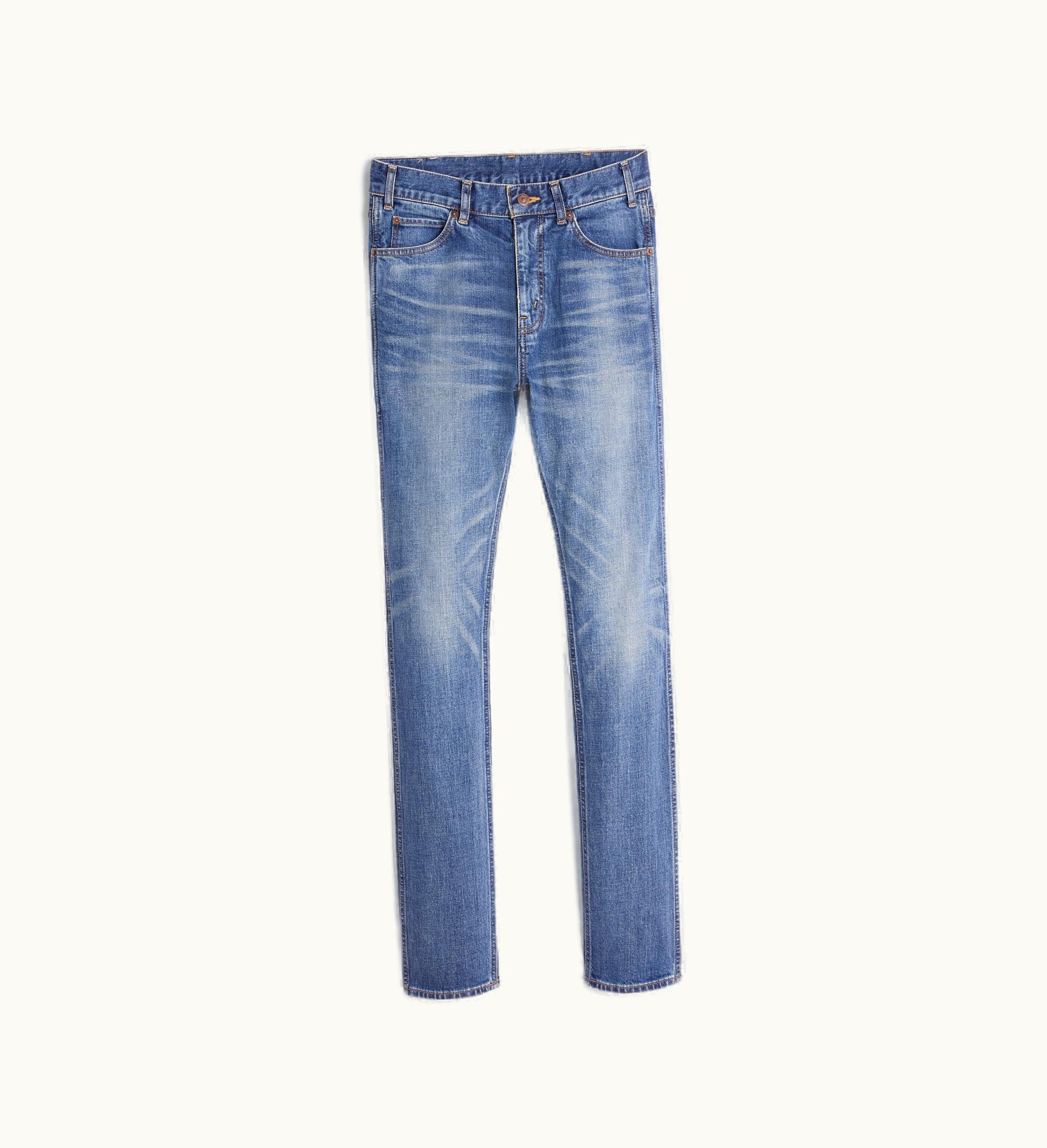 Celine Celine Skinny Jeans In Vintage Union Wash Denim - Vintage Union Wash