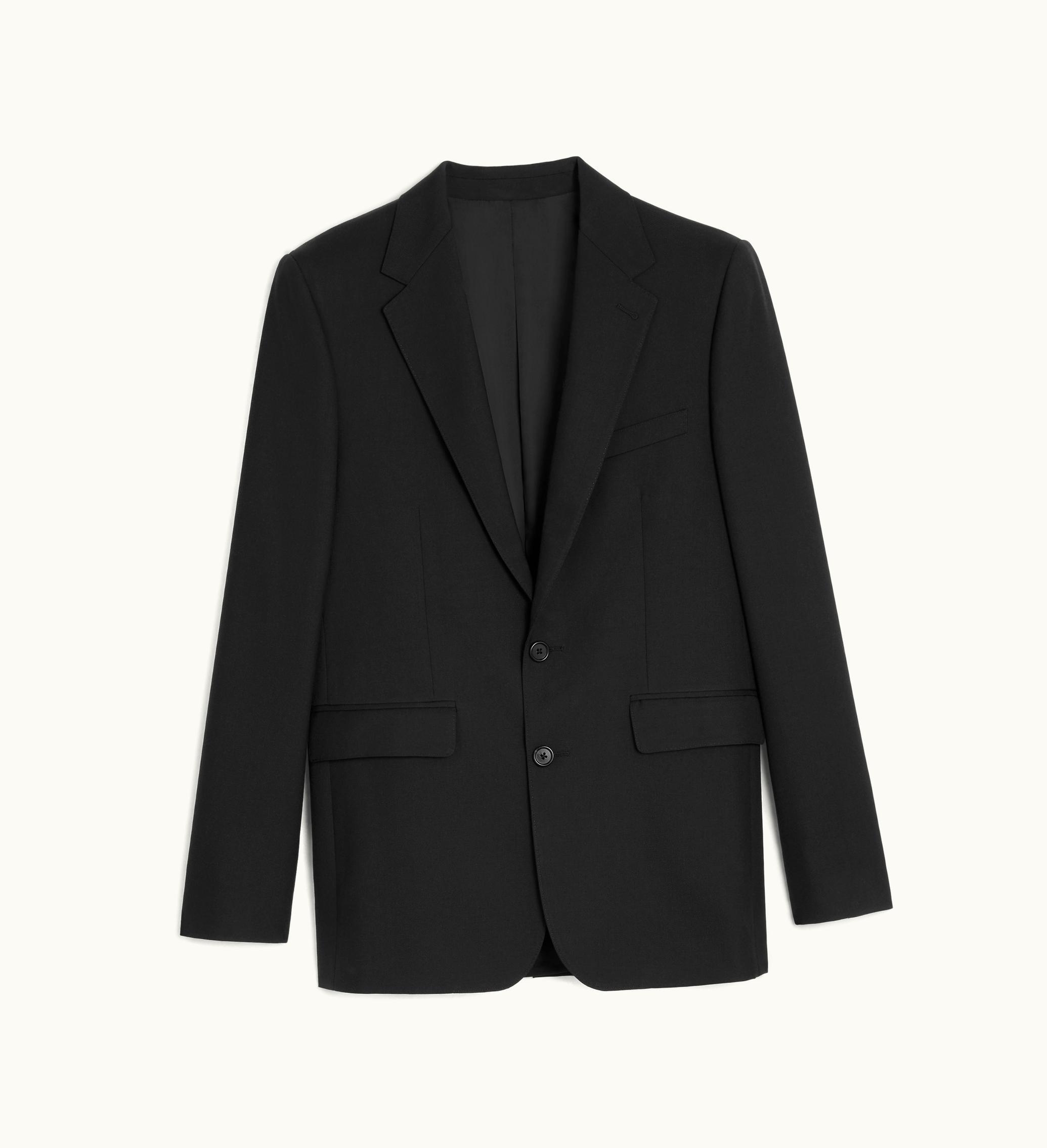 Celine Celine Classic Jacket In Wool Gabardine - Black