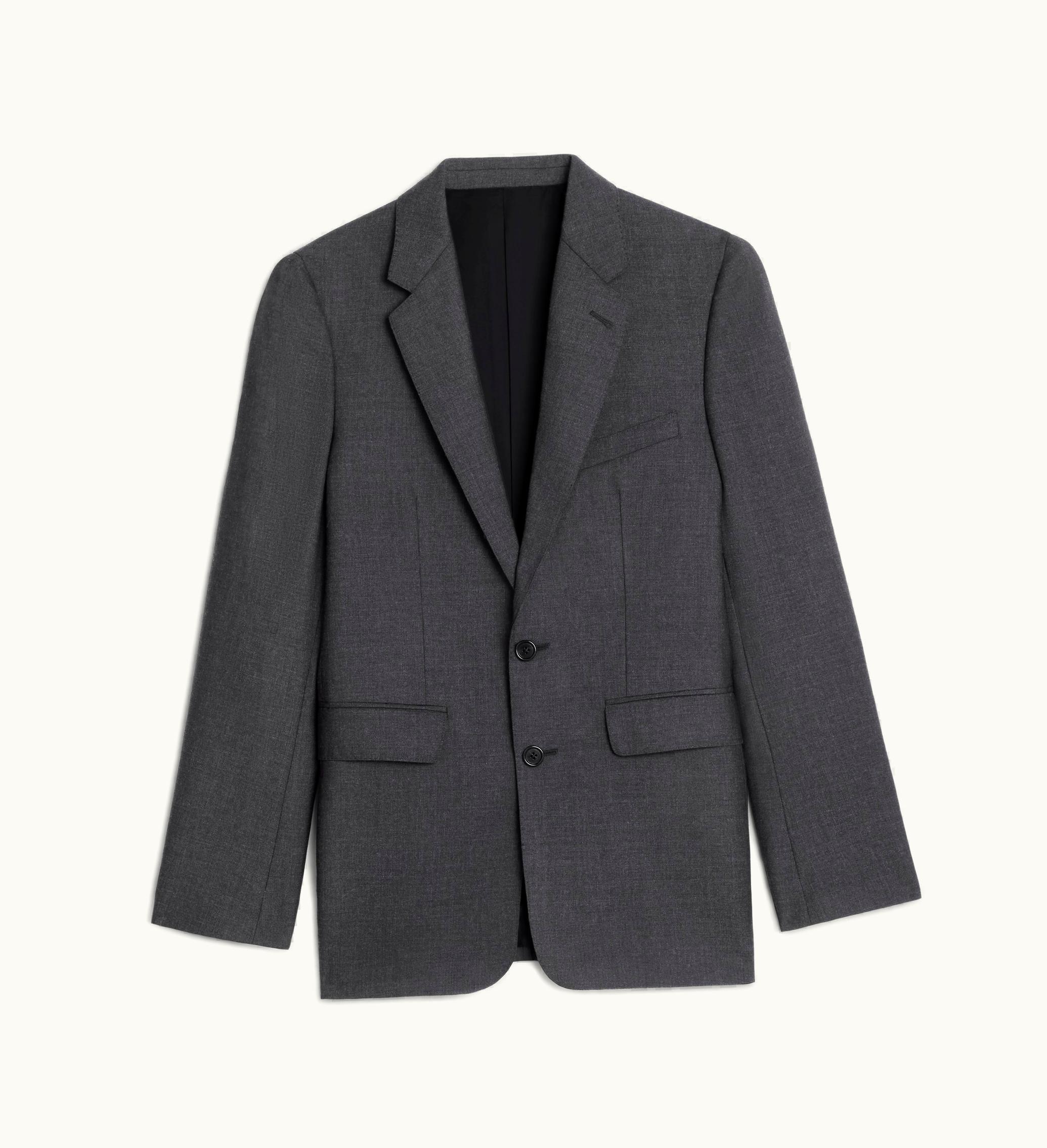 Celine Celine Classic Jacket In Lightweight Wool - Anthracite