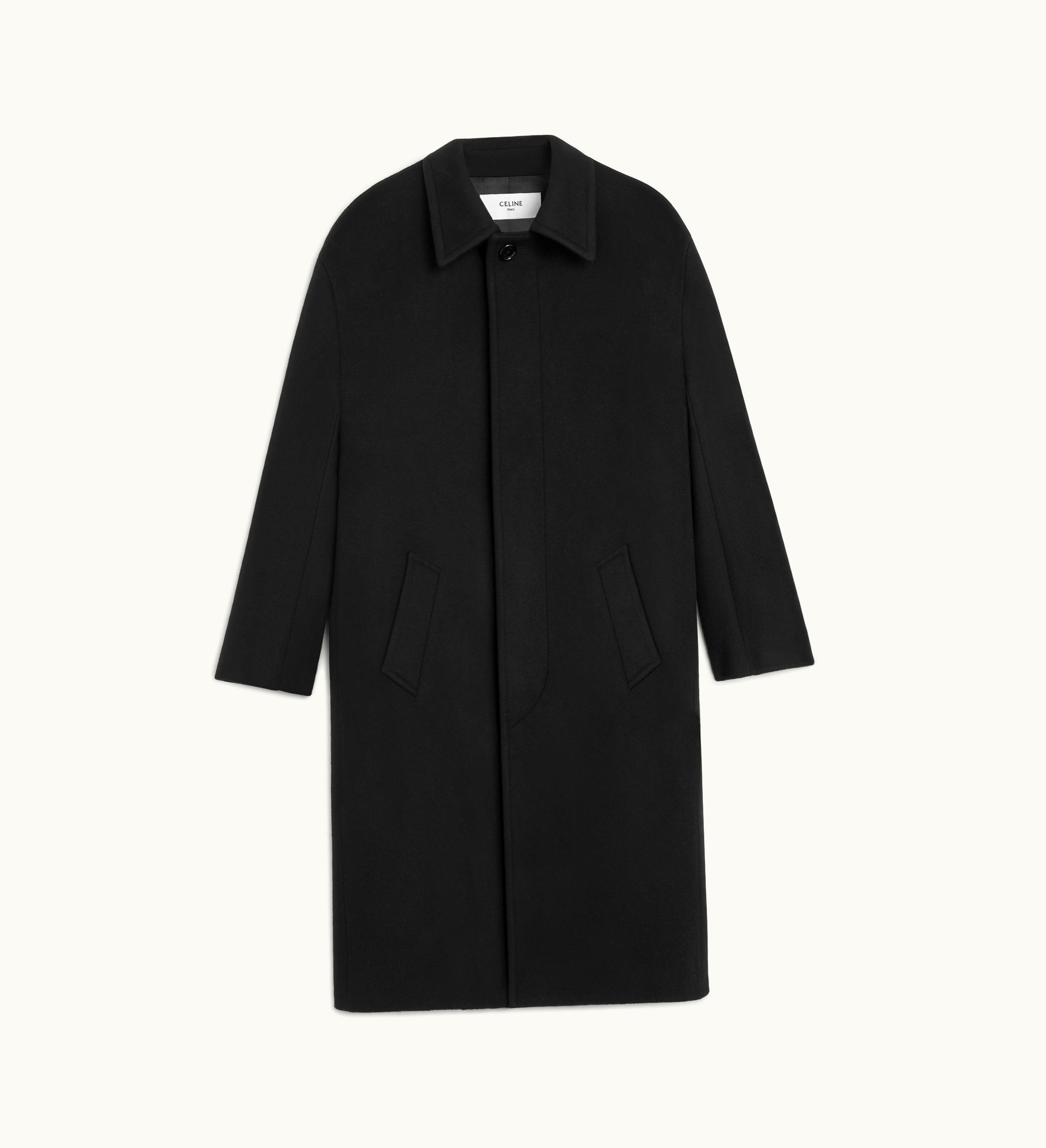Celine Celine Mac Coat In Double Face Cashmere Wool - Black