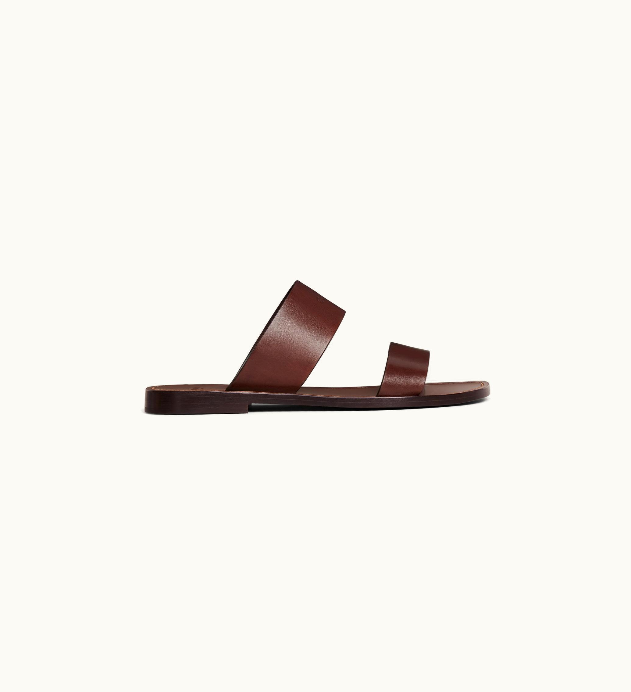 Celine Celine Lerins In Calfskin - Vegetal Tanning - Dark Brown