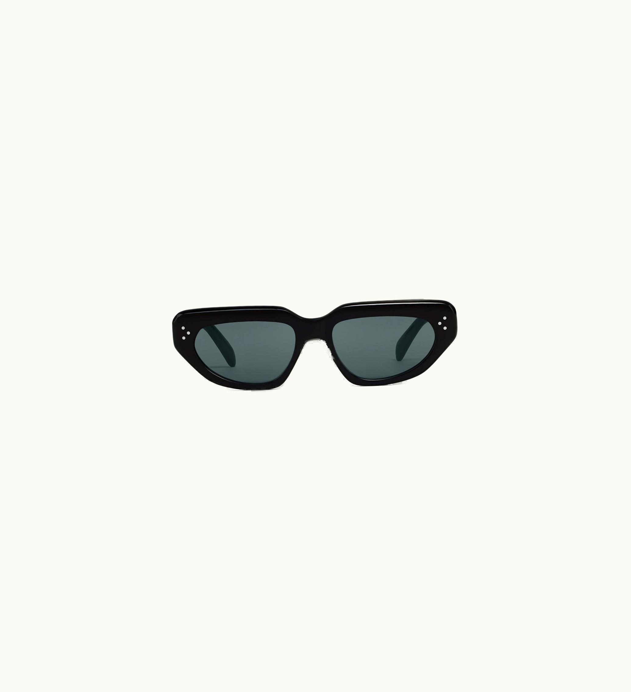 Celine Black Frame 52 Sunglasses In Acetate - Black