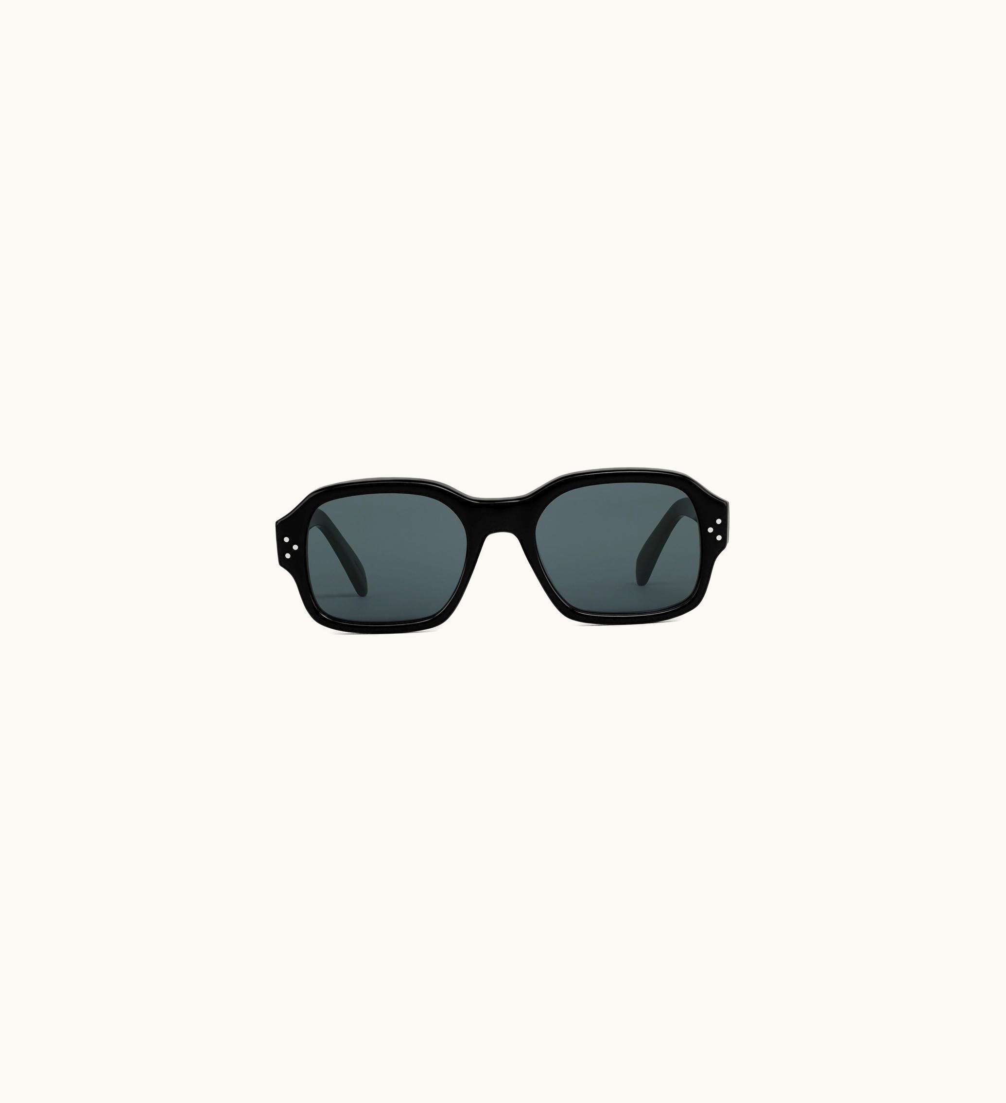 Celine Black Frame 49 Sunglasses In Acetate - Black