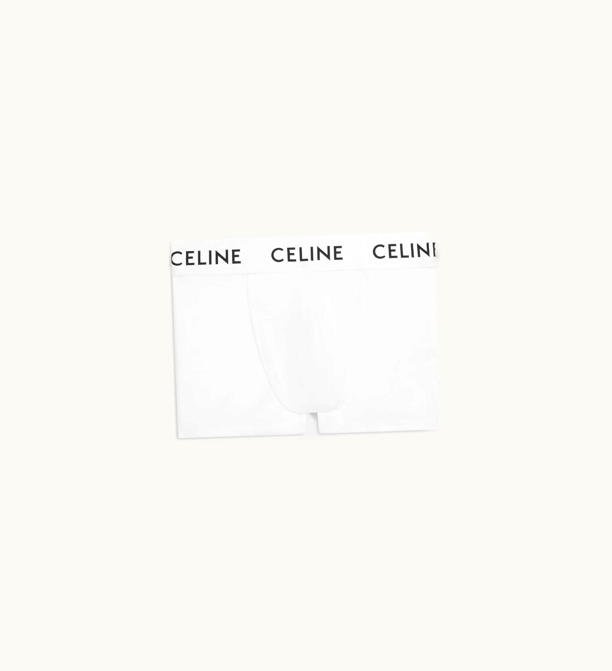Celine Celine Boxers In Cotton Jersey - White