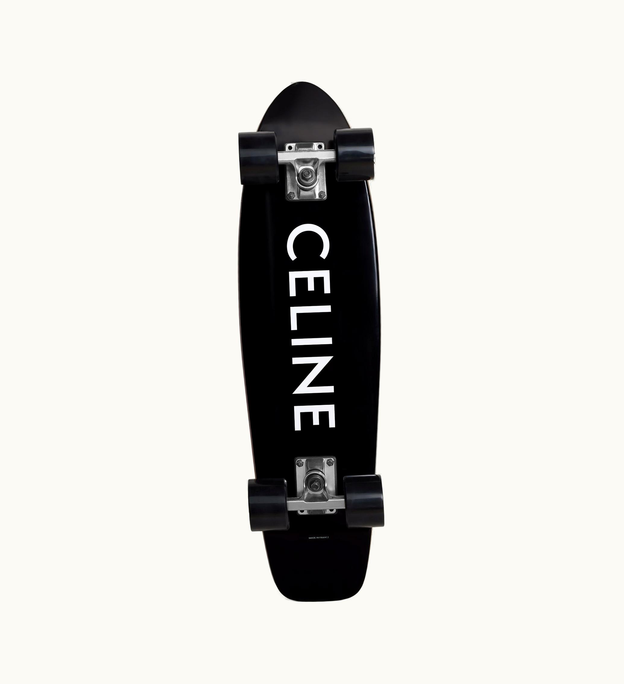 Mini Cruiser In Wood With Celine Print - Black