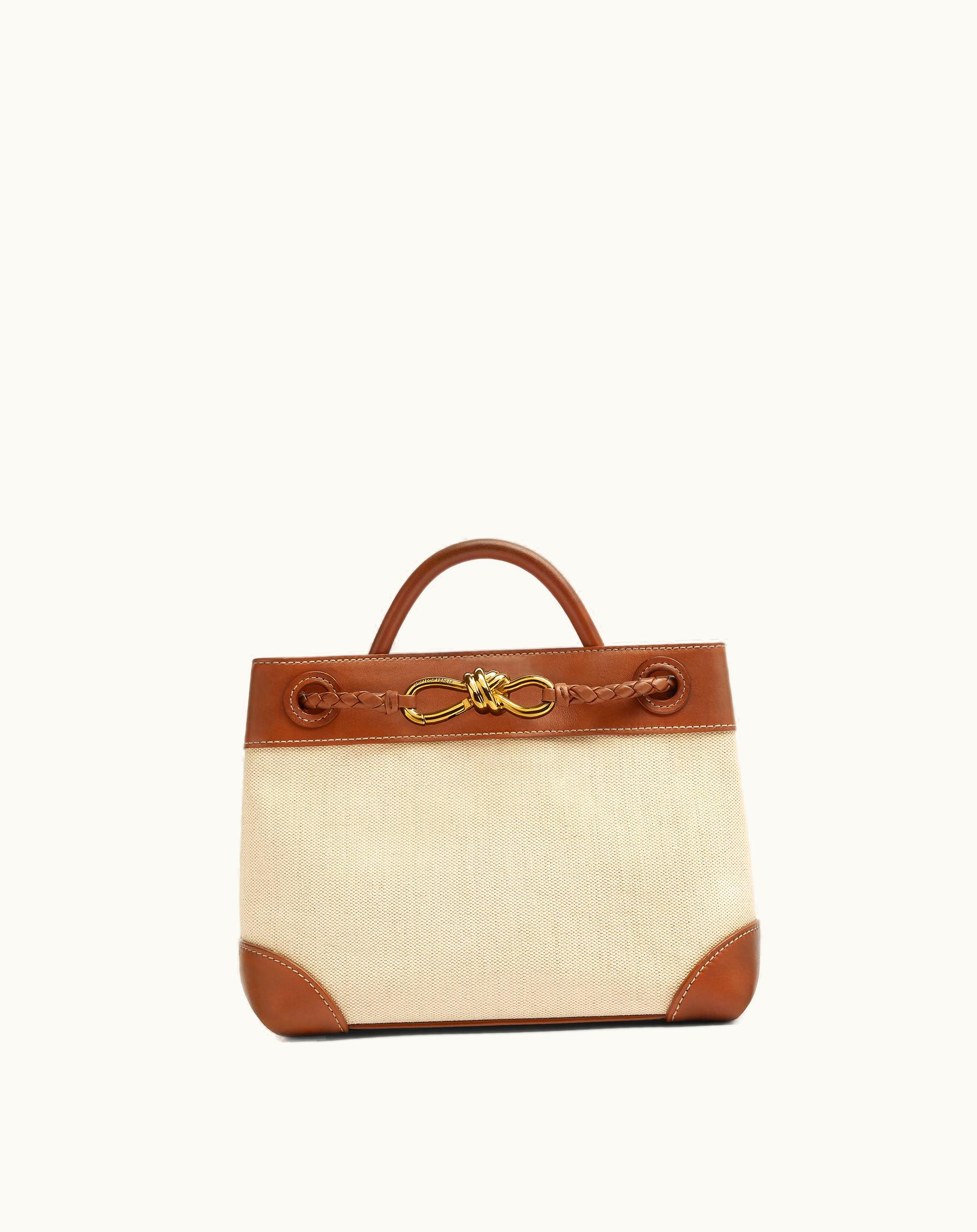 Bottega Veneta Bottega Veneta Women's Small Andiamo In Natural / Light Wood