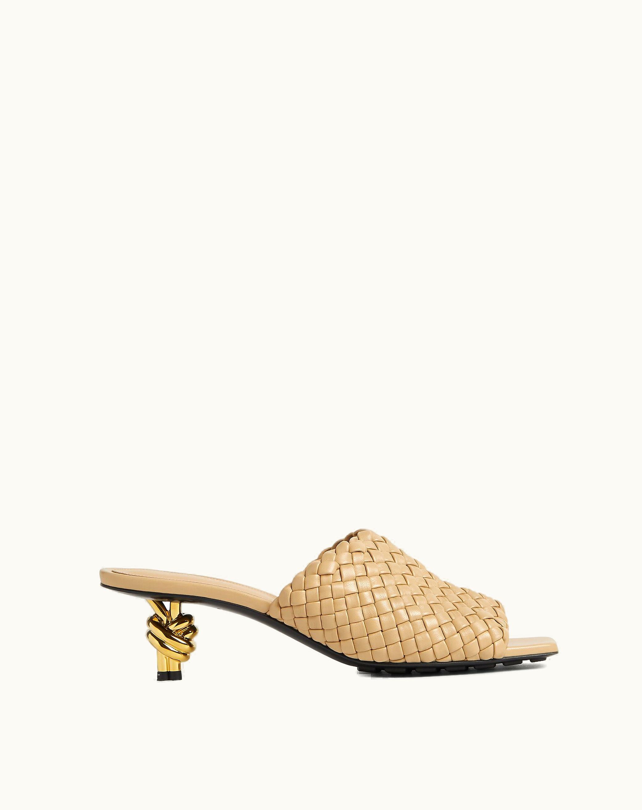 Bottega Veneta Bottega Veneta Women's Knot Mule In Cane Sugar
