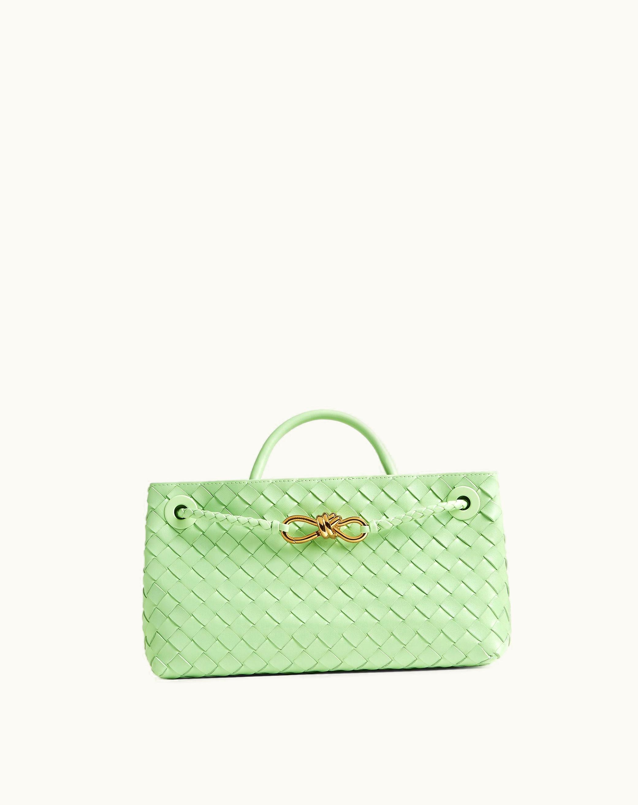 Bottega Veneta Bottega Veneta Women's Small East / West Andiamo In Fresh Mint