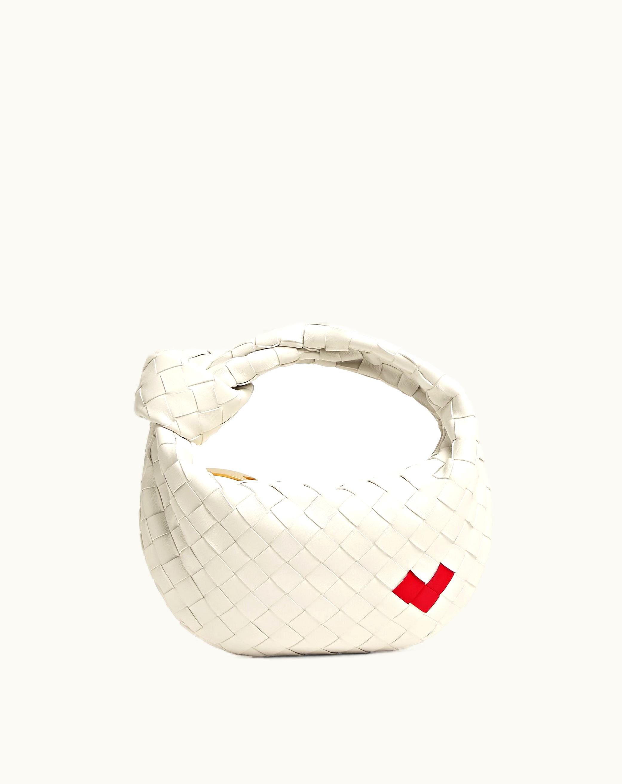 Bottega Veneta Bottega Veneta Women's Mini Jodie In White / Vernis