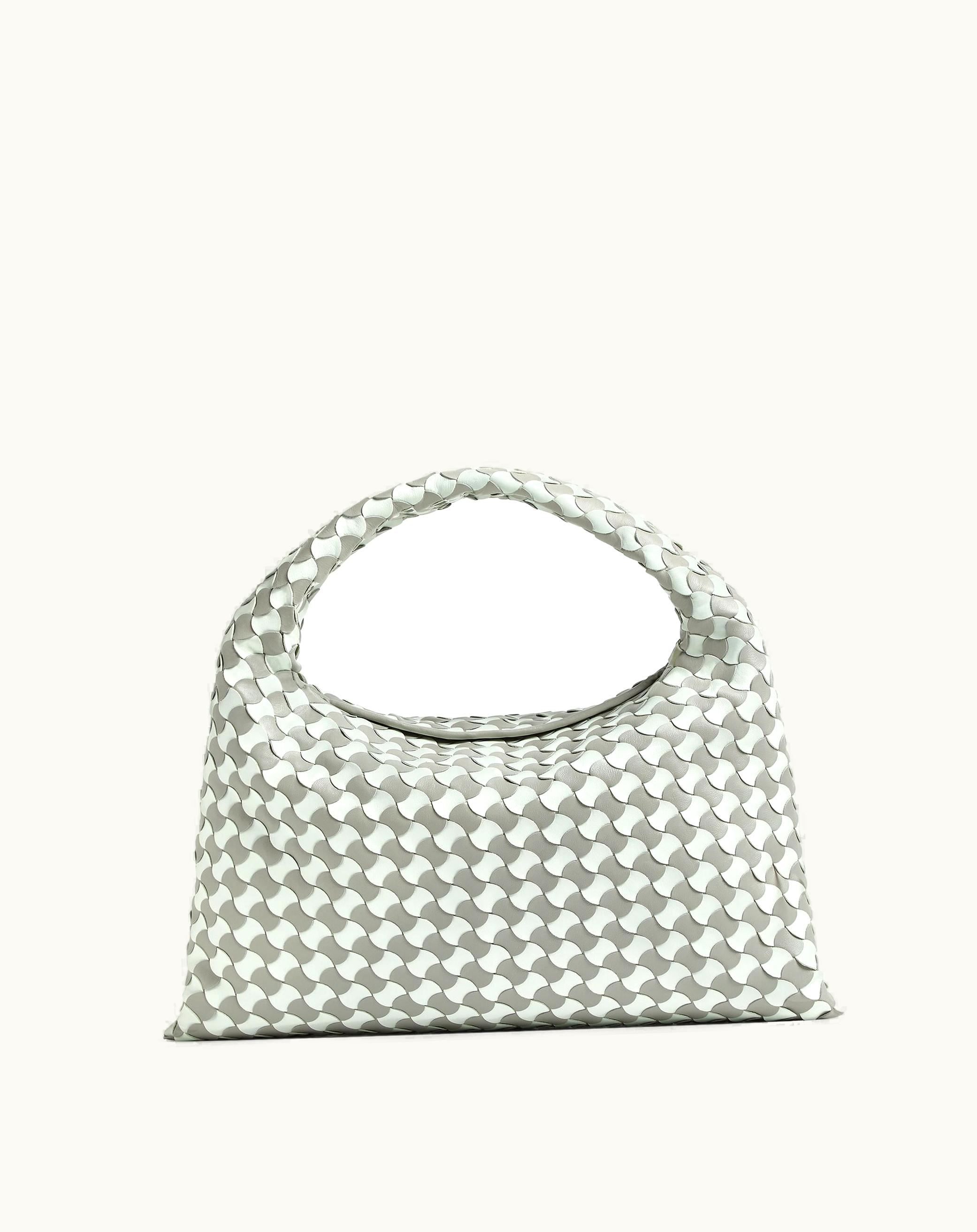 Bottega Veneta Bottega Veneta Women's Small Hop In Agate Grey / Glacier