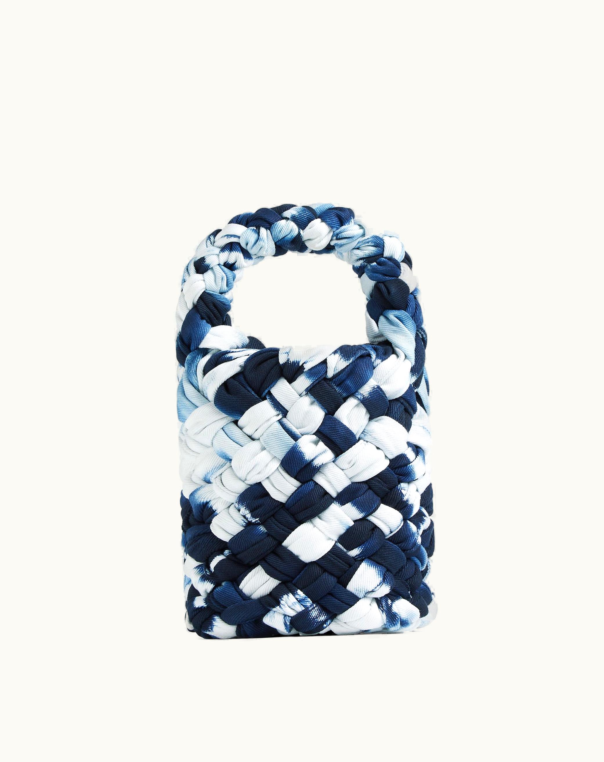 Bottega Veneta Bottega Veneta Women's Kalimero Bucket In Navy / White