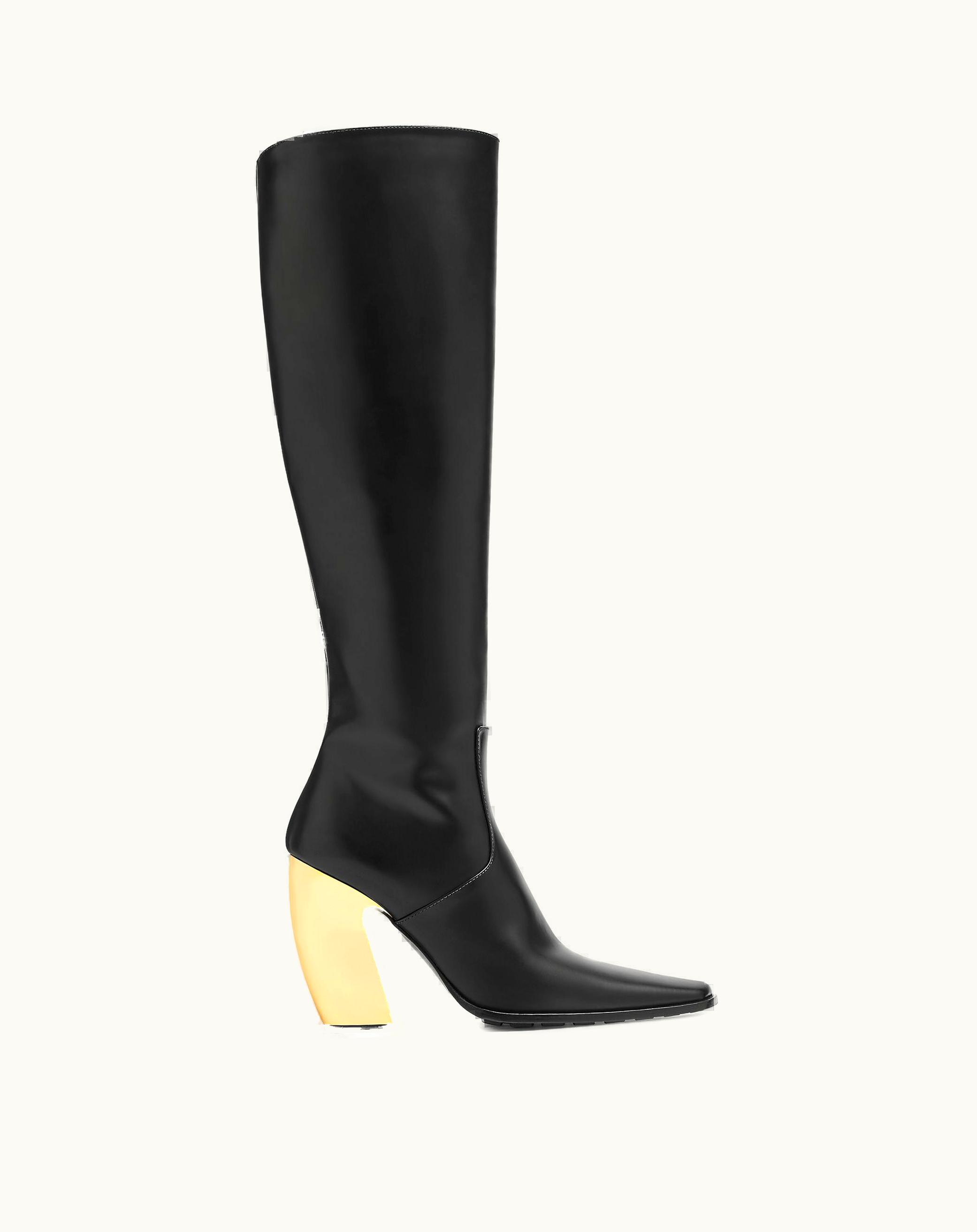 Bottega Veneta Bottega Veneta Women's Tex Boot In Black / Gold