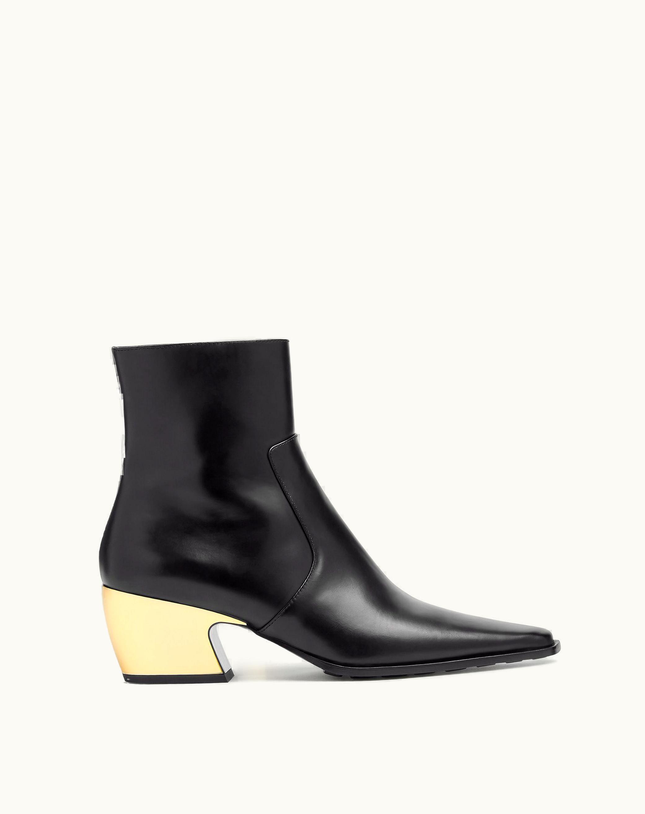 Bottega Veneta Bottega Veneta Women's Tex Ankle Boot In Black / Gold